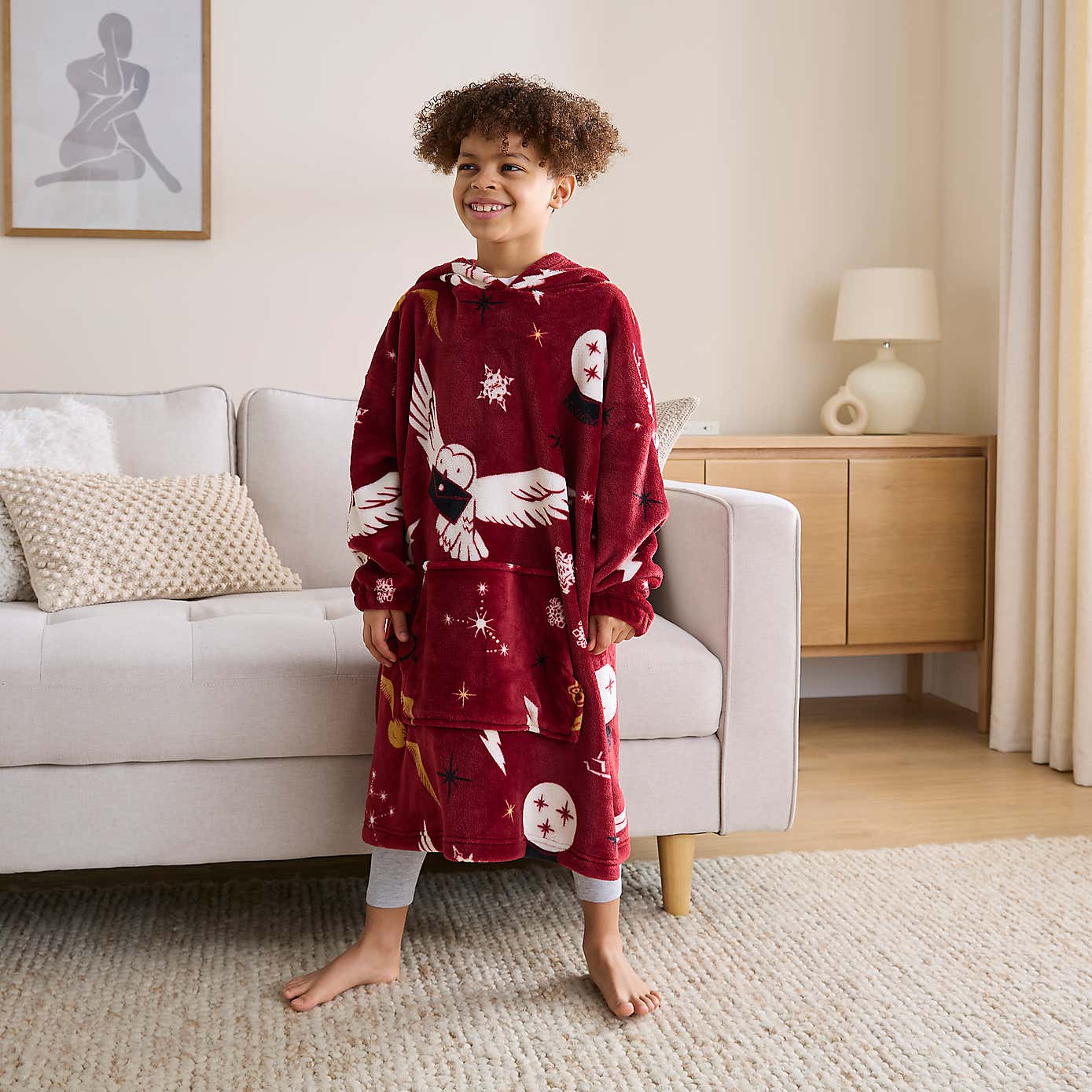 Harry Potter Hedwig Oversized Hoodie