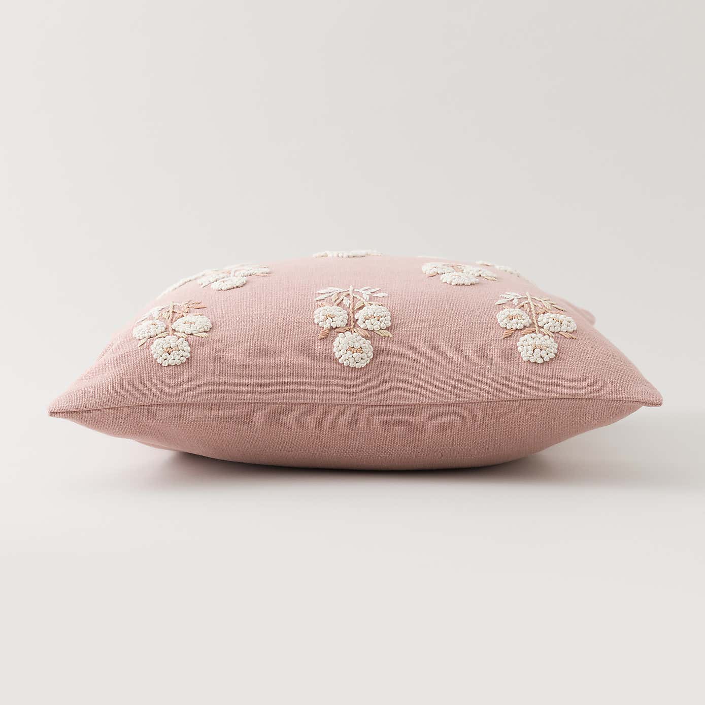 French Knot Floral Cushion Cover