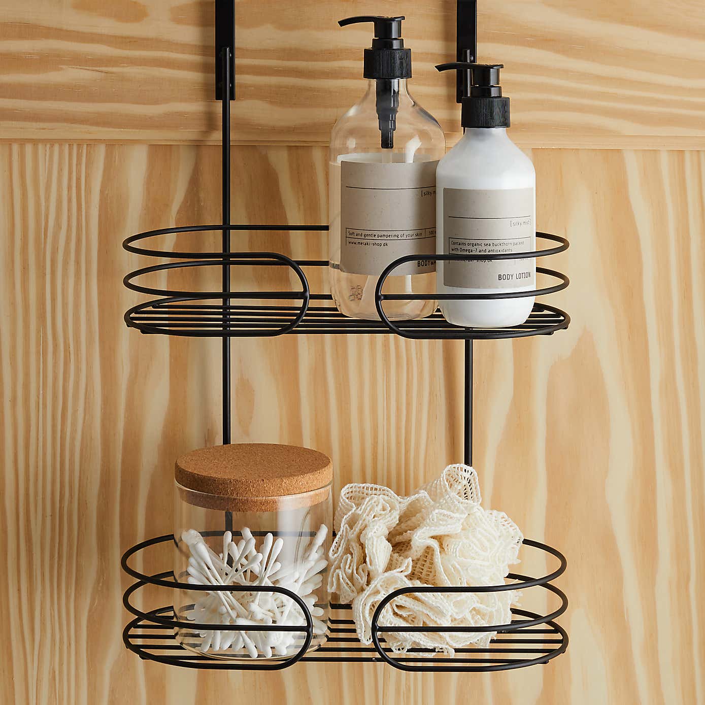 Bathroom Basics Two Tier Over Door Caddy