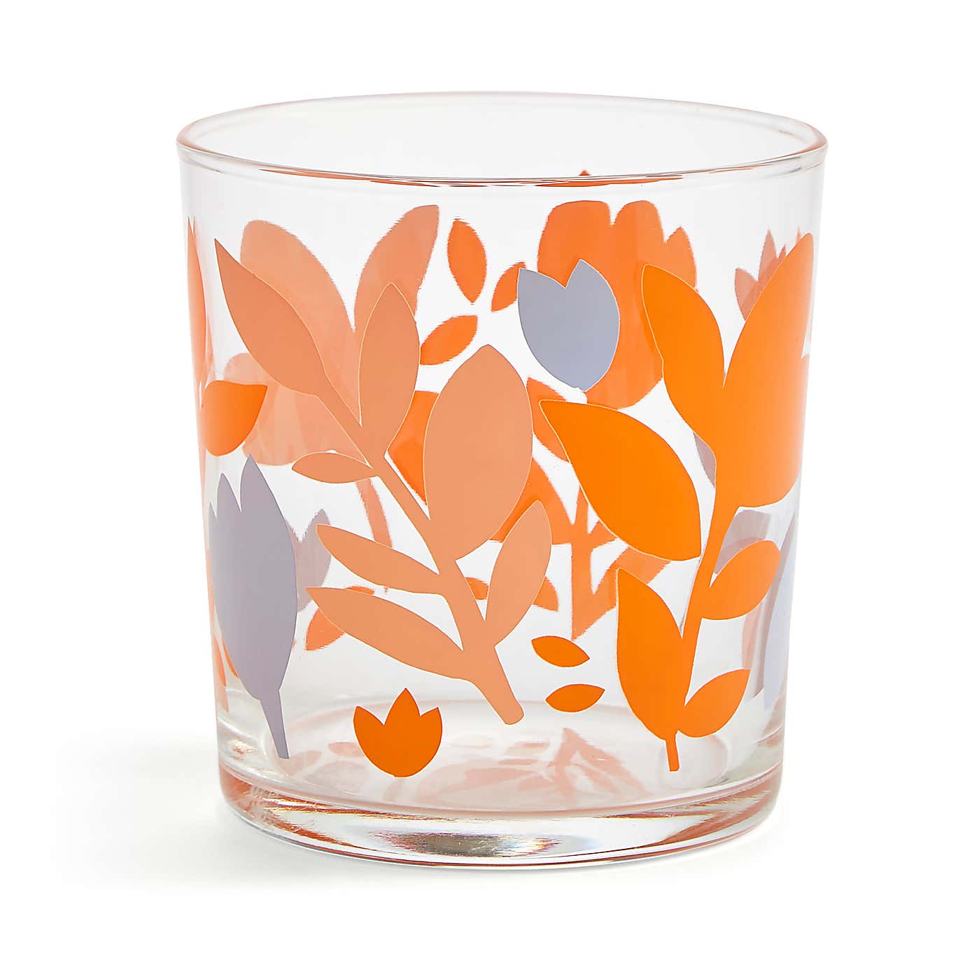Elements Fieldsley Silhouette Orange Patterned Tumbler