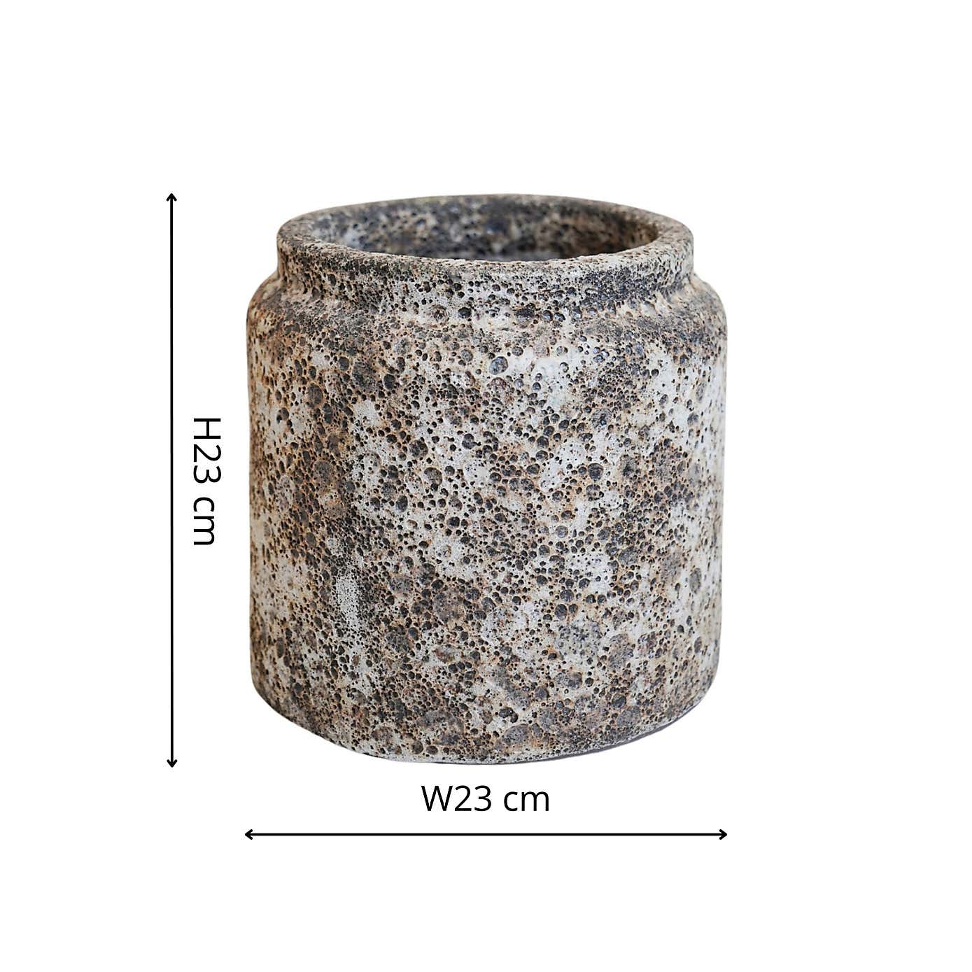 Kew Volcanic Texured Planter