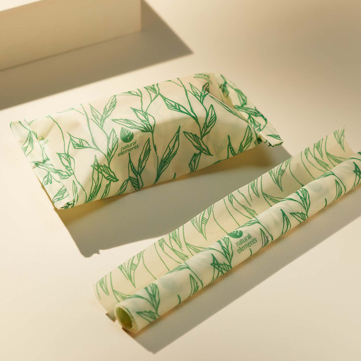 Plastic Free Vegan Reusable Soy Wax Food Wrap Roll