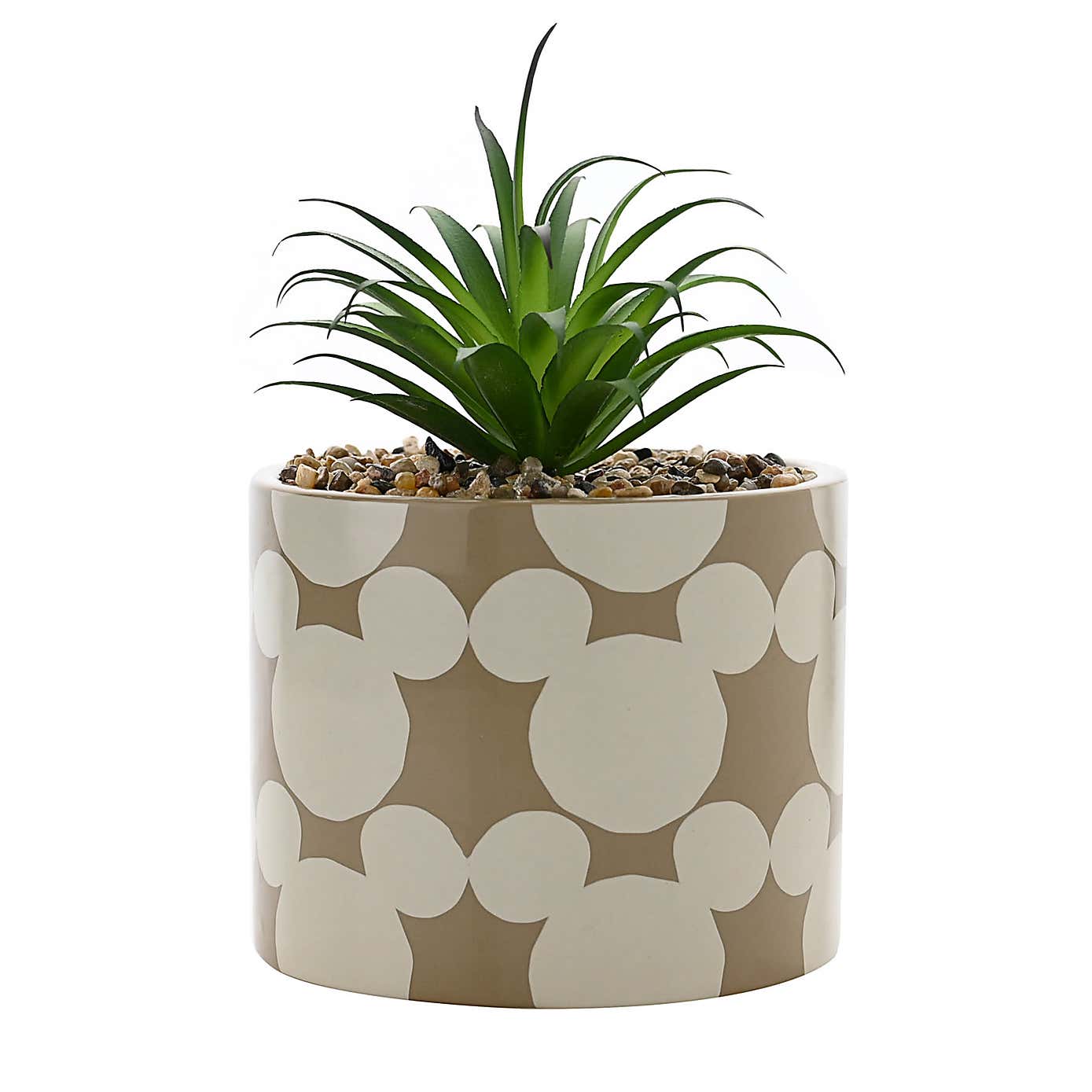 Artificial Plant in Disney Mickey Mouse Ceramic Plant Pot
