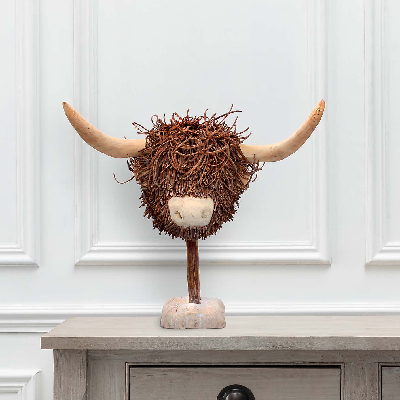 Voyage Maison Hewie Highland Cow Head Ornament