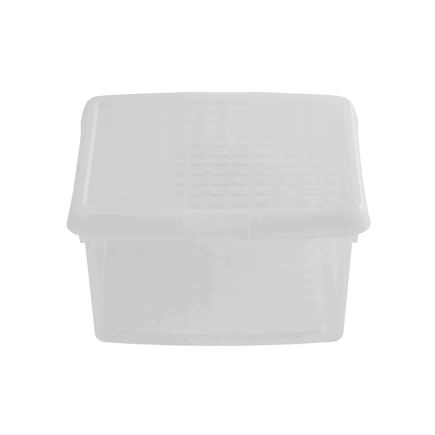 Wham Clip Pack of 4 Square Storage Boxes With Lids