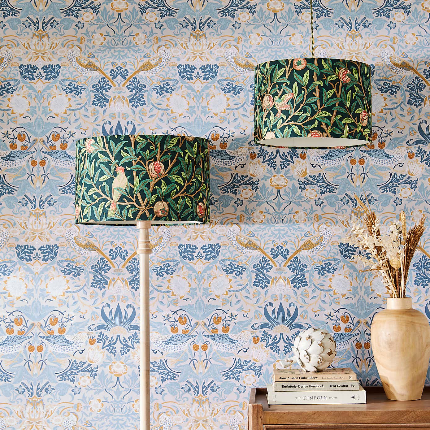 William Morris Bird Pomegranate Lamp Shade