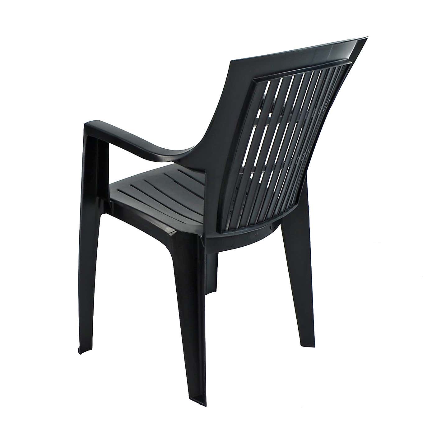 Tivoli Dark Grey Table with 2 Parma Chairs