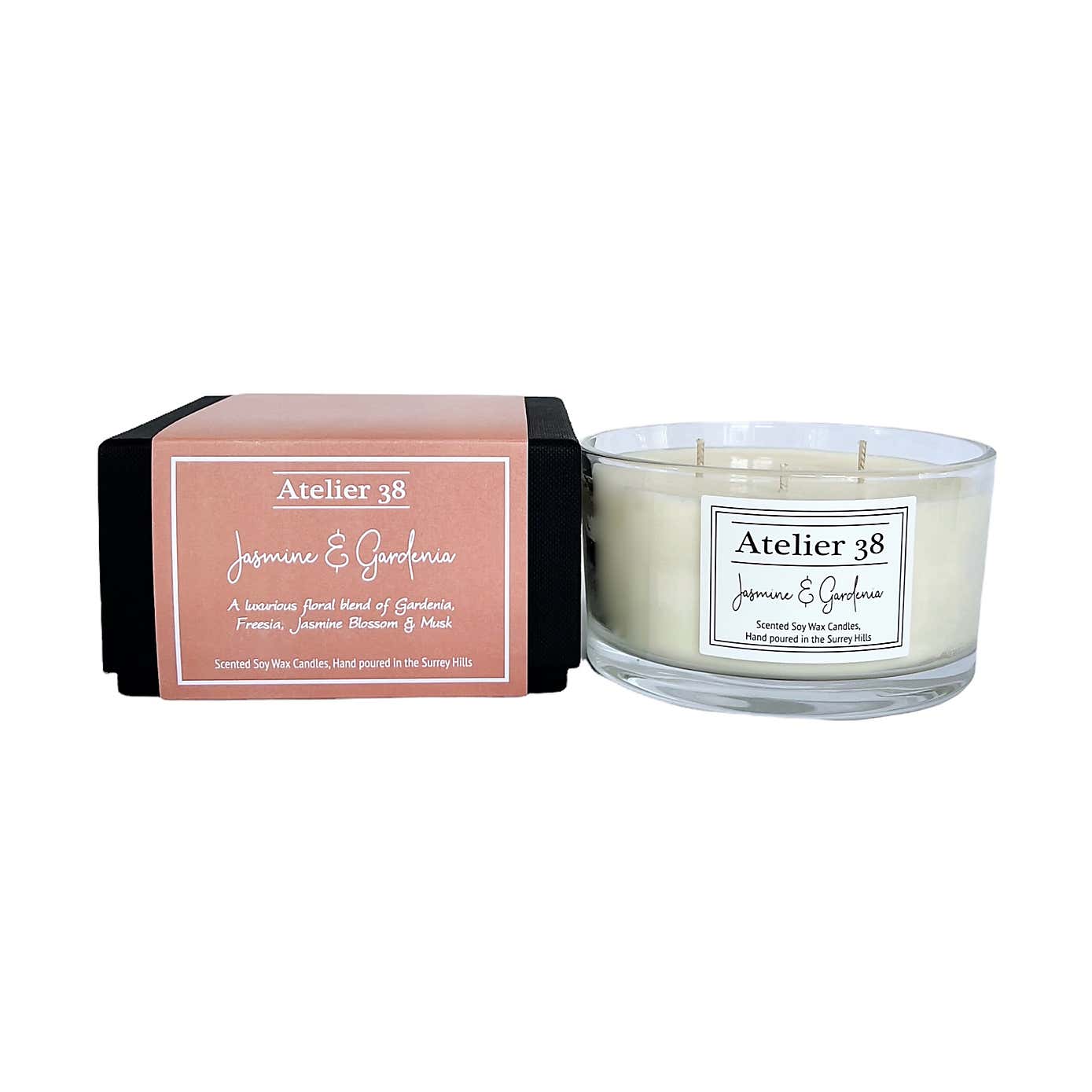 Atelier 38 Jasmine & Gardenia Large Multi Wick Candle