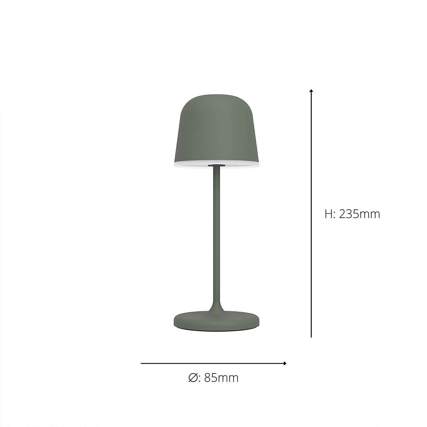 EGLO Mannera Touch Dimmable LED Outdoor Table Lamp