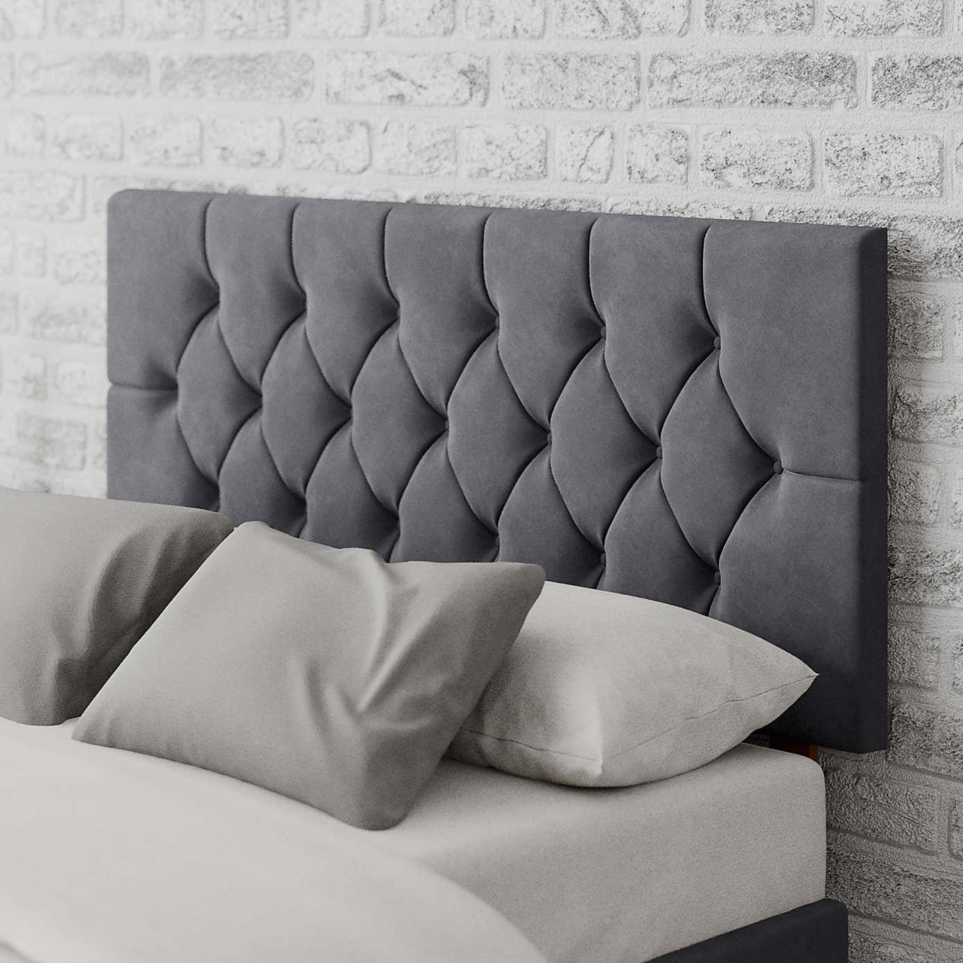 Olivier Plush Velvet Headboard