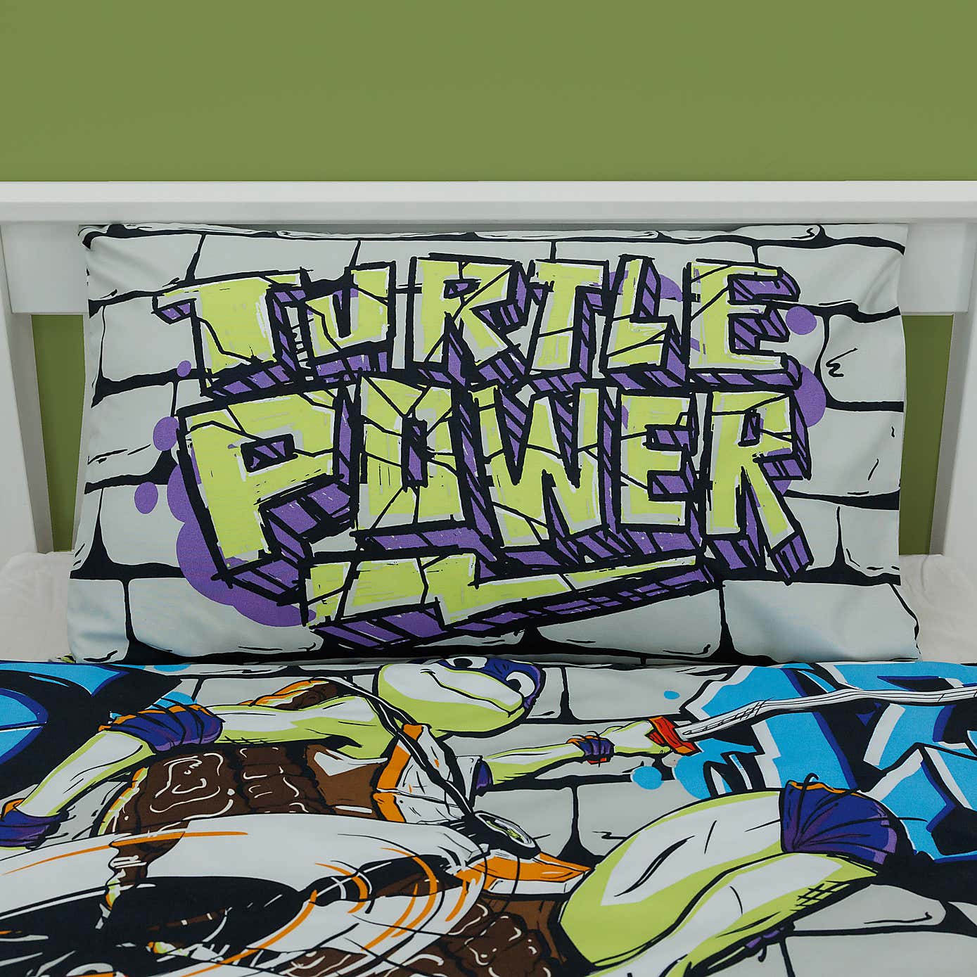 Teenage Mutant Ninja Turtles Power Single Duvet Cover and Pillowcase Set