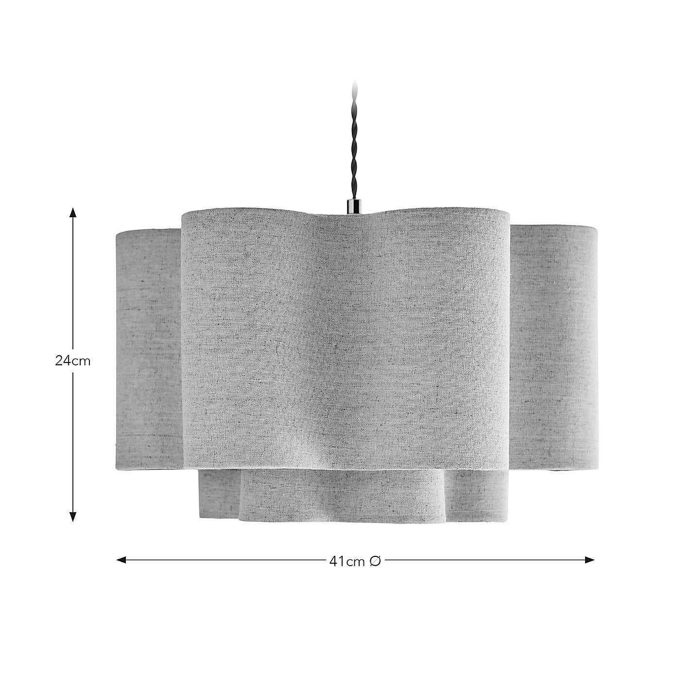 Sophie Robinson Wavy Two Tier Lamp Shade