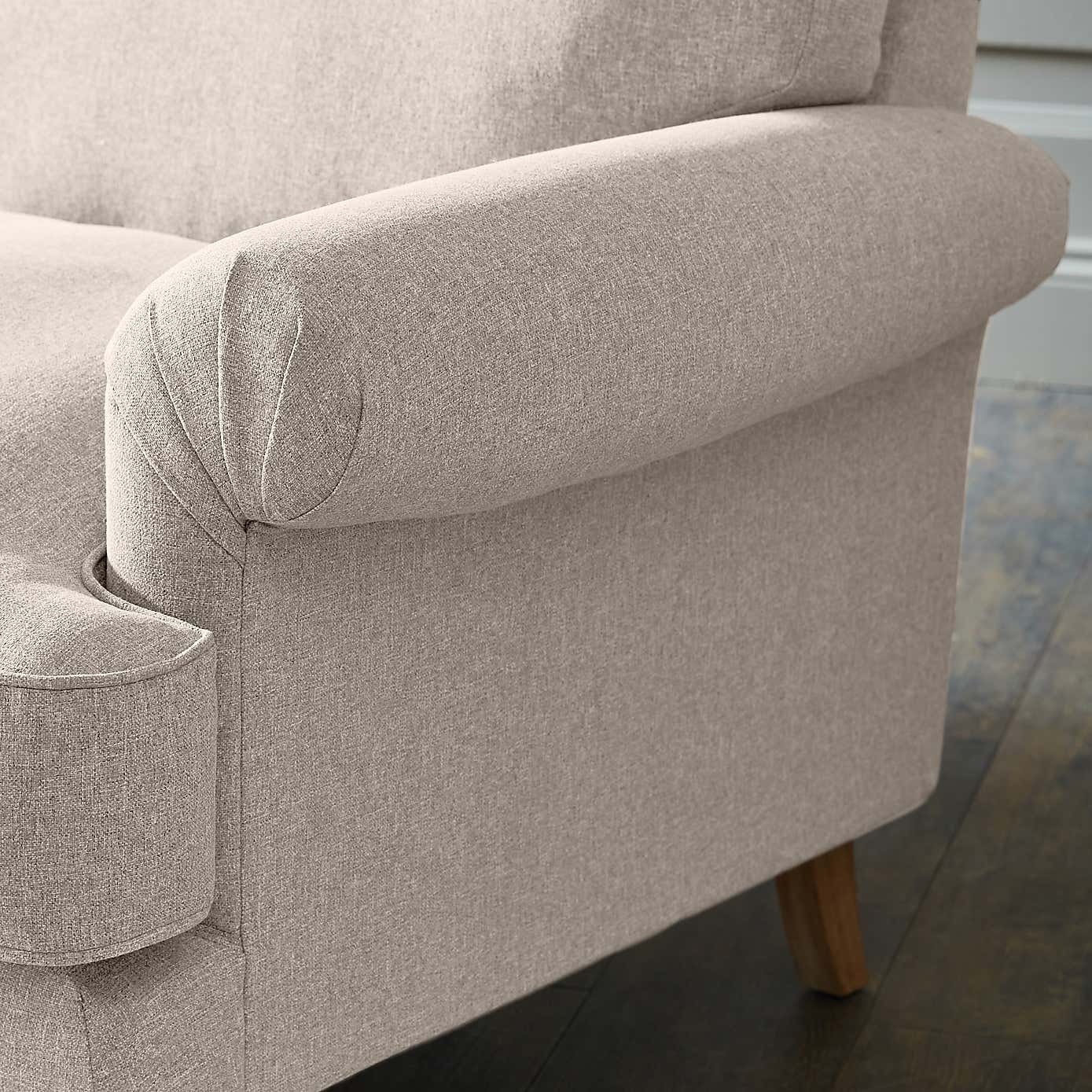 Jolene Soft Texture Corner Chaise Sofa