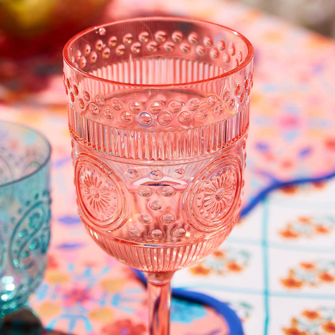 Sophie Robinson Coral Wine Glass
