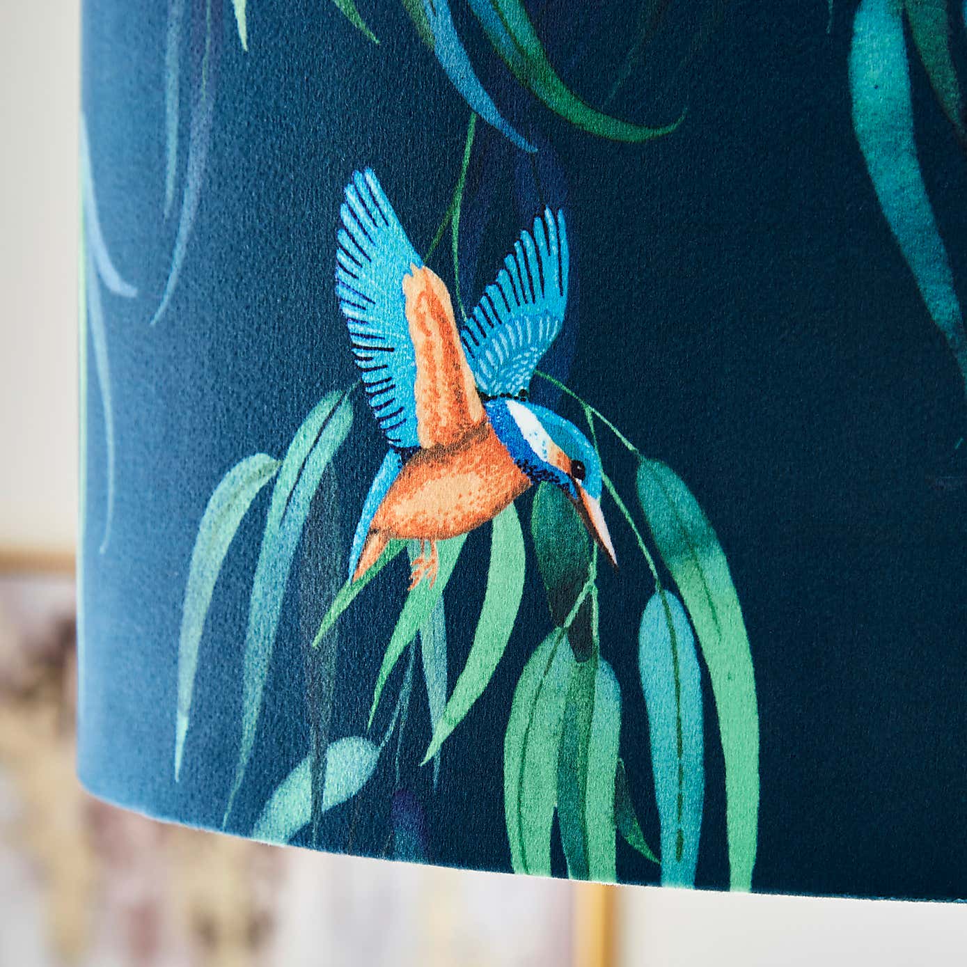 Kingfisher Drum Lamp Shade