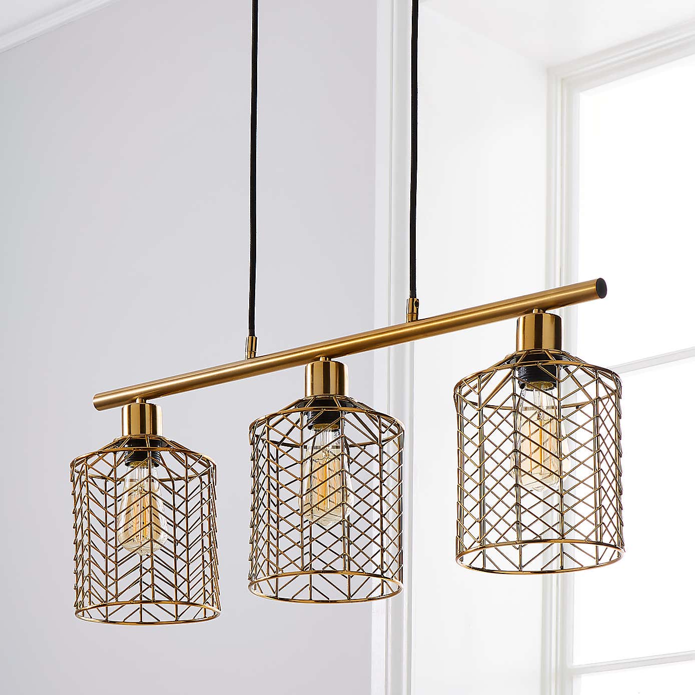 Siena 3 Light Diner Ceiling Fitting