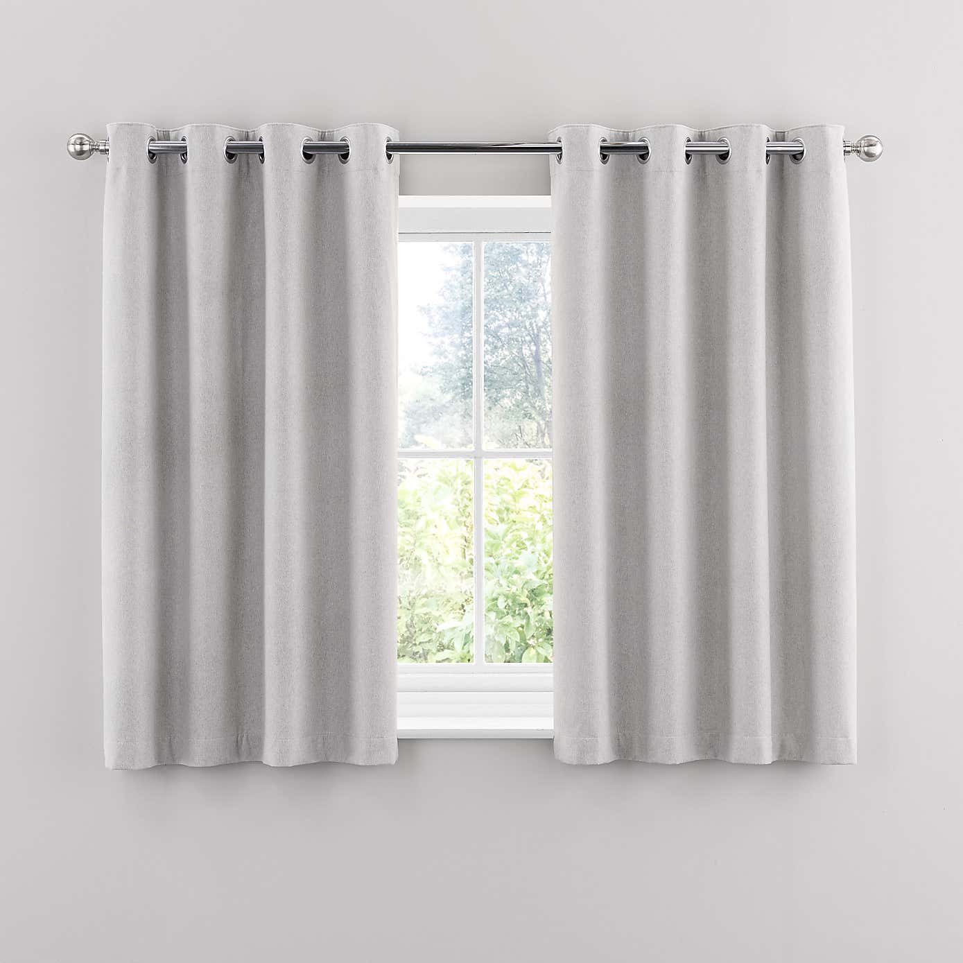 Luna Brushed Ultra Blackout Eyelet Curtains