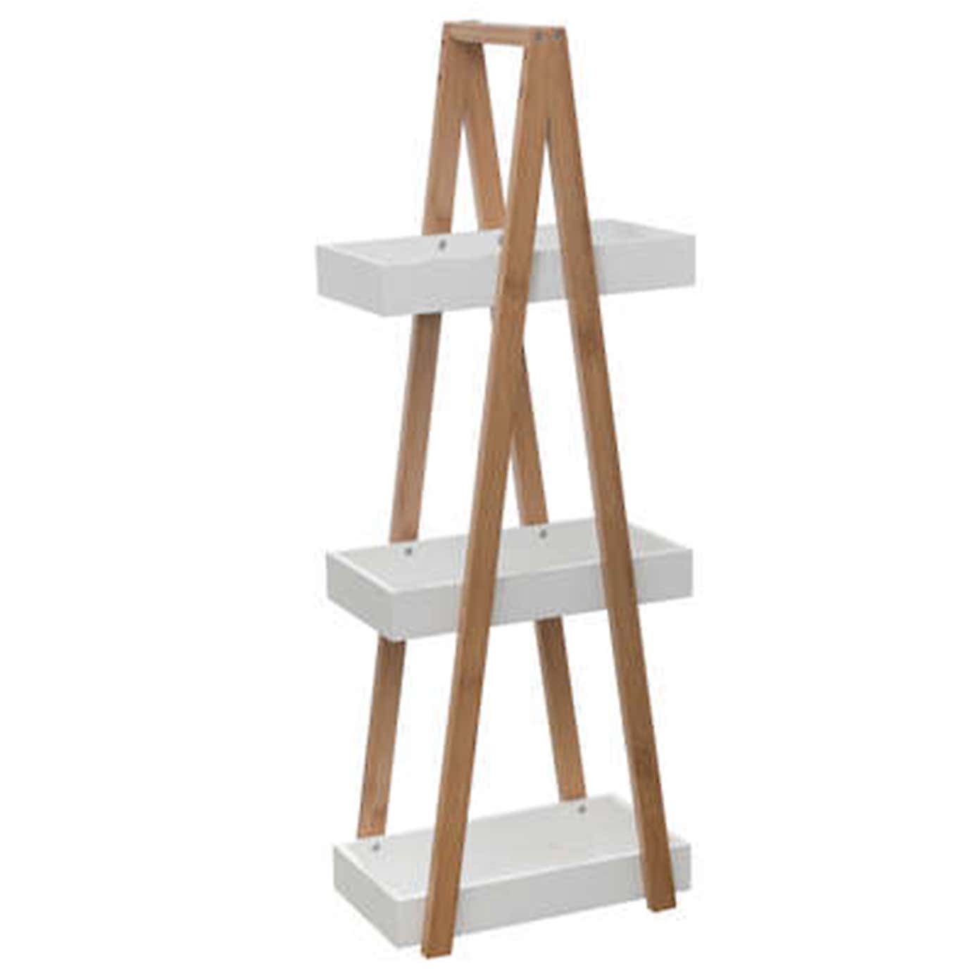 Natureo Bamboo 3 Tier Bathroom Trolley