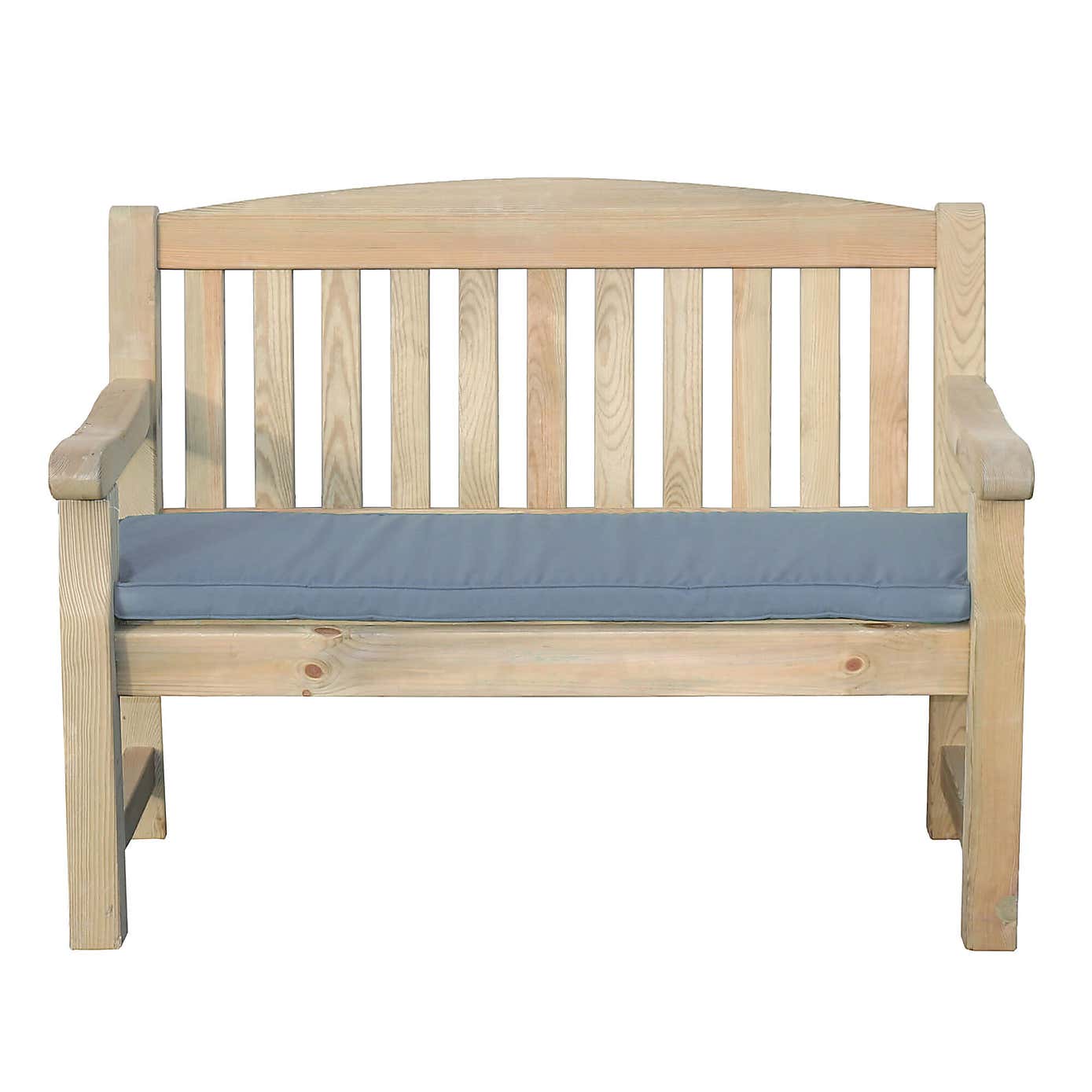 Emily 2 Seater Bench with Seat Pad