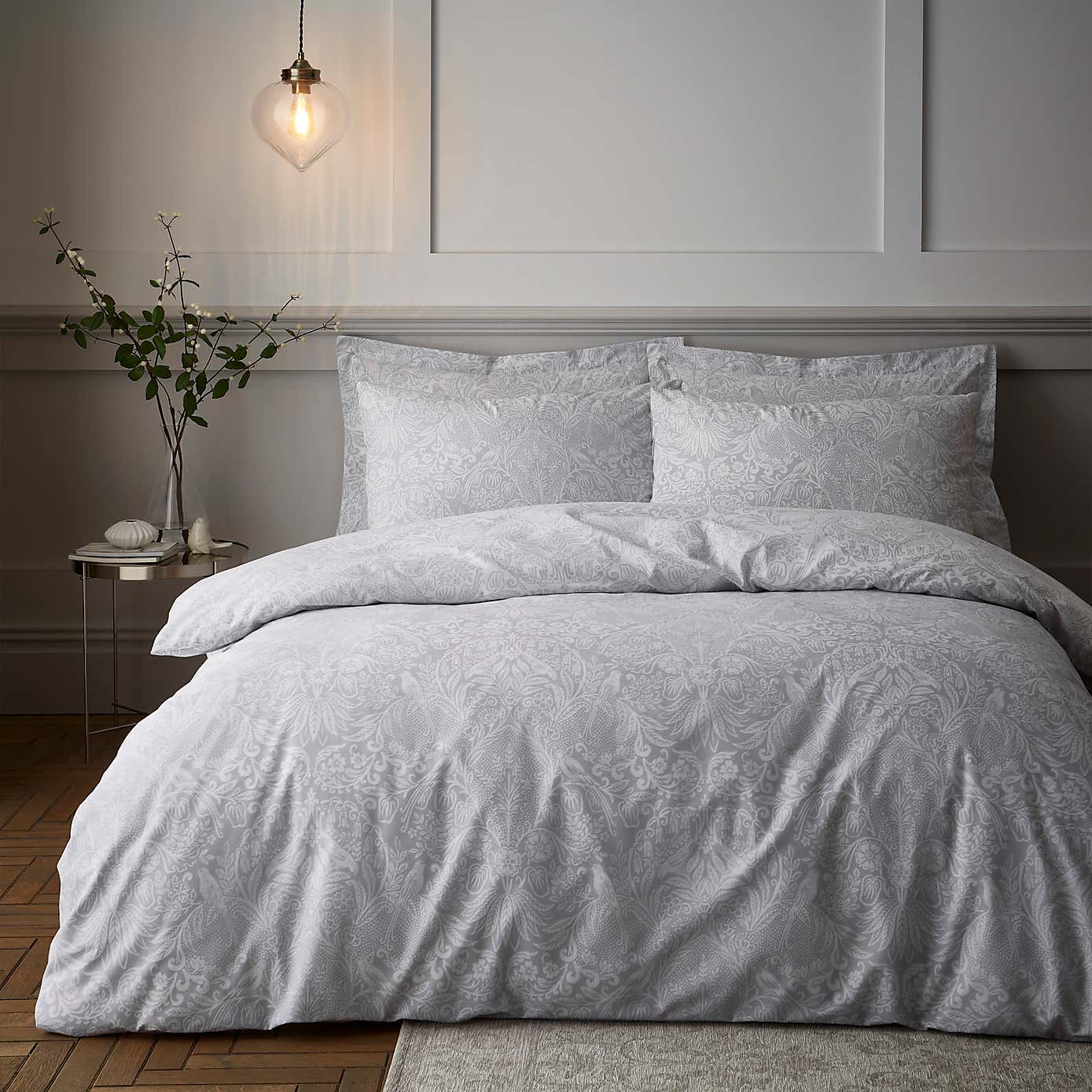 Emelie Grey Oxford Pillowcase