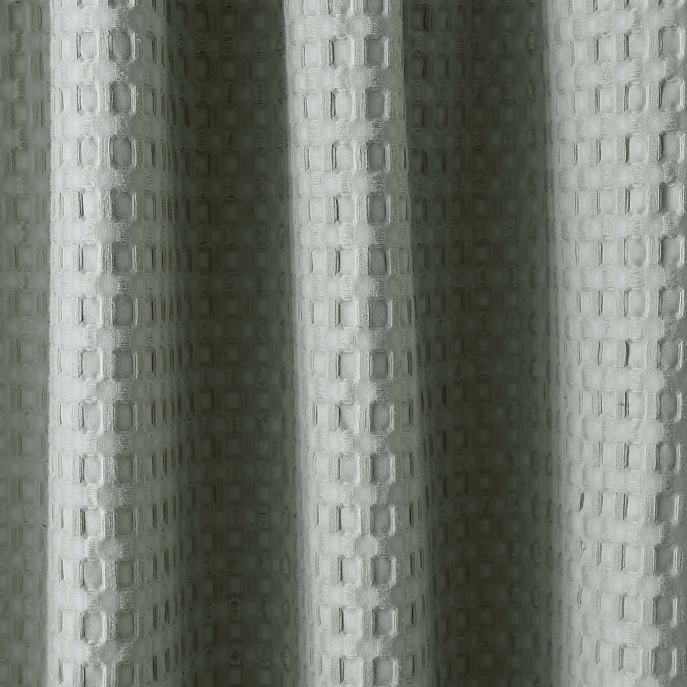 Emerson Waffle Slot Top Curtains