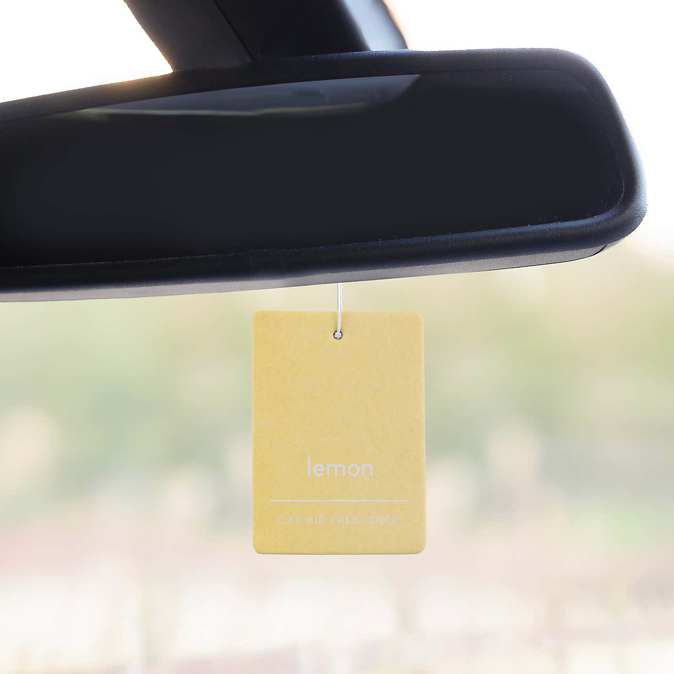 Pack of 2 Car Air Fresheners, Lemon