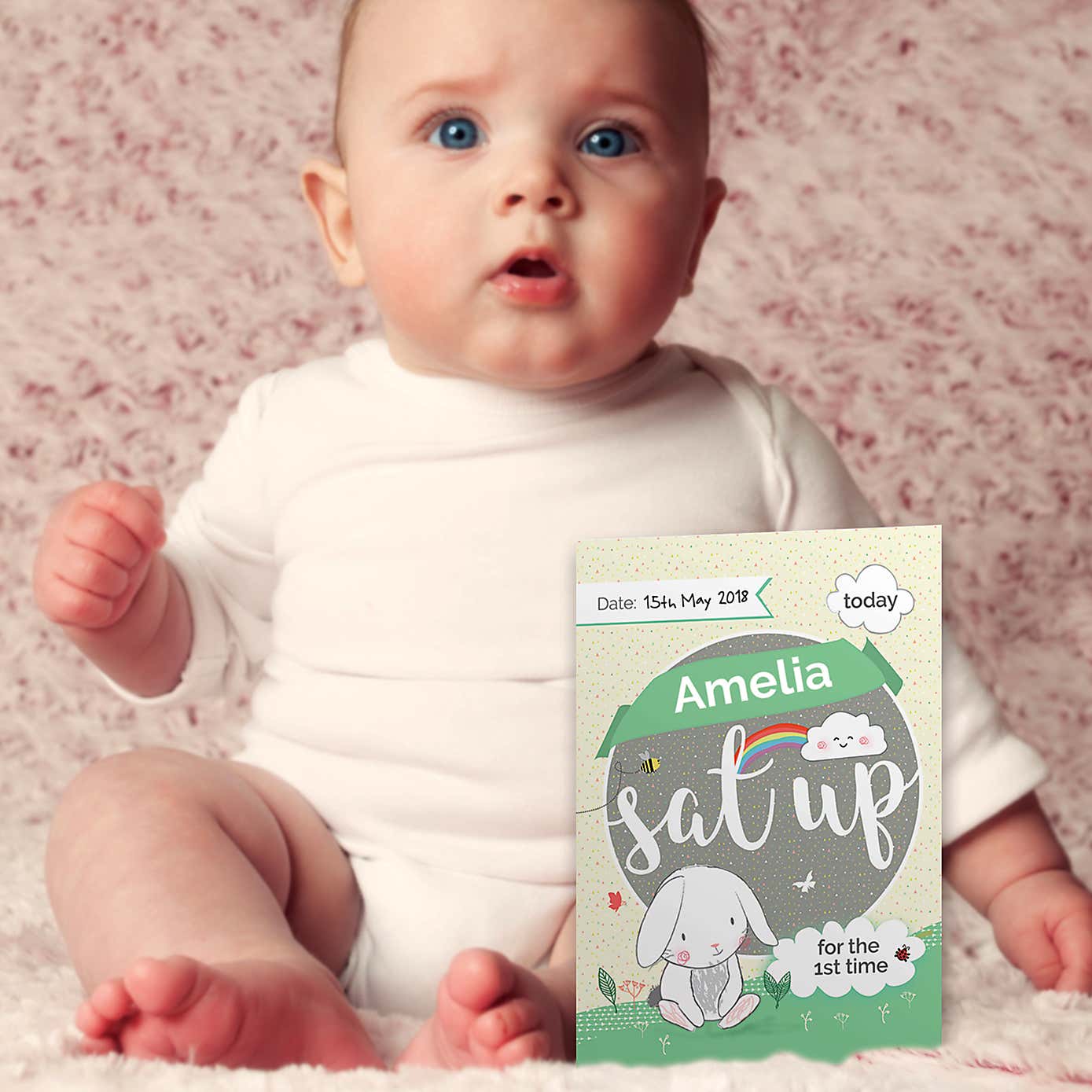 Personalised Baby Cards Milestone Moments