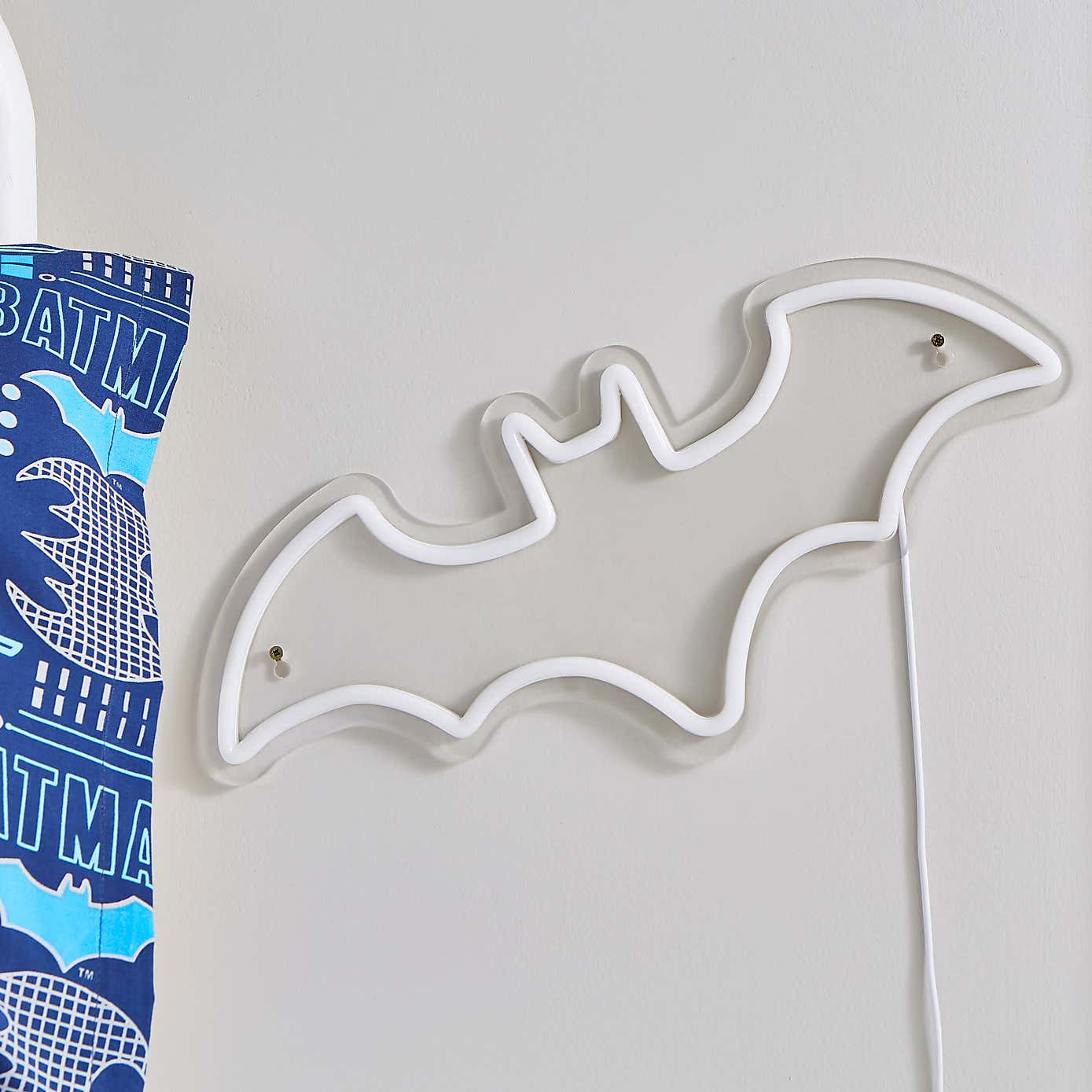 Batman Neon Blue Wall Light
