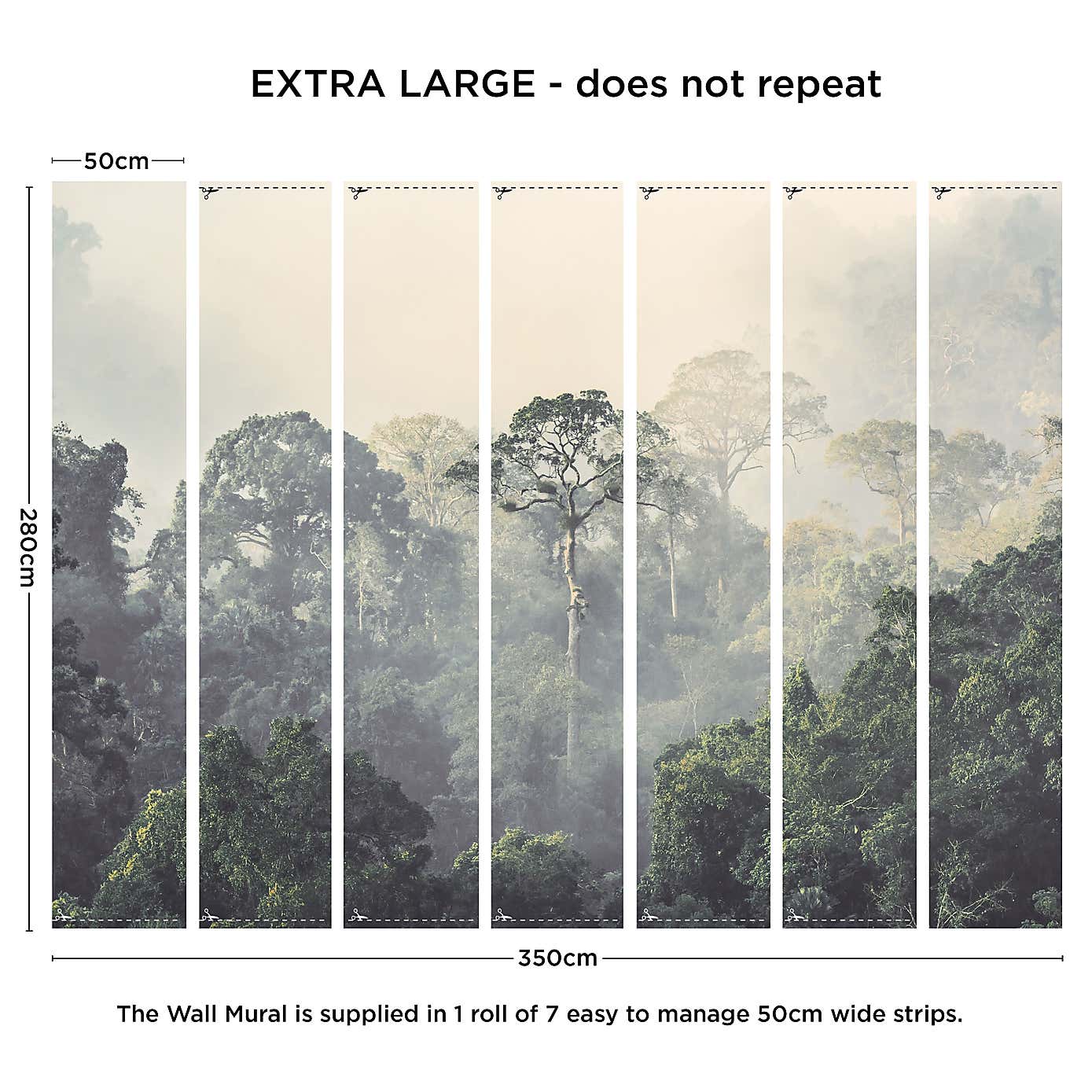 Rainforest Mural Wallpaper