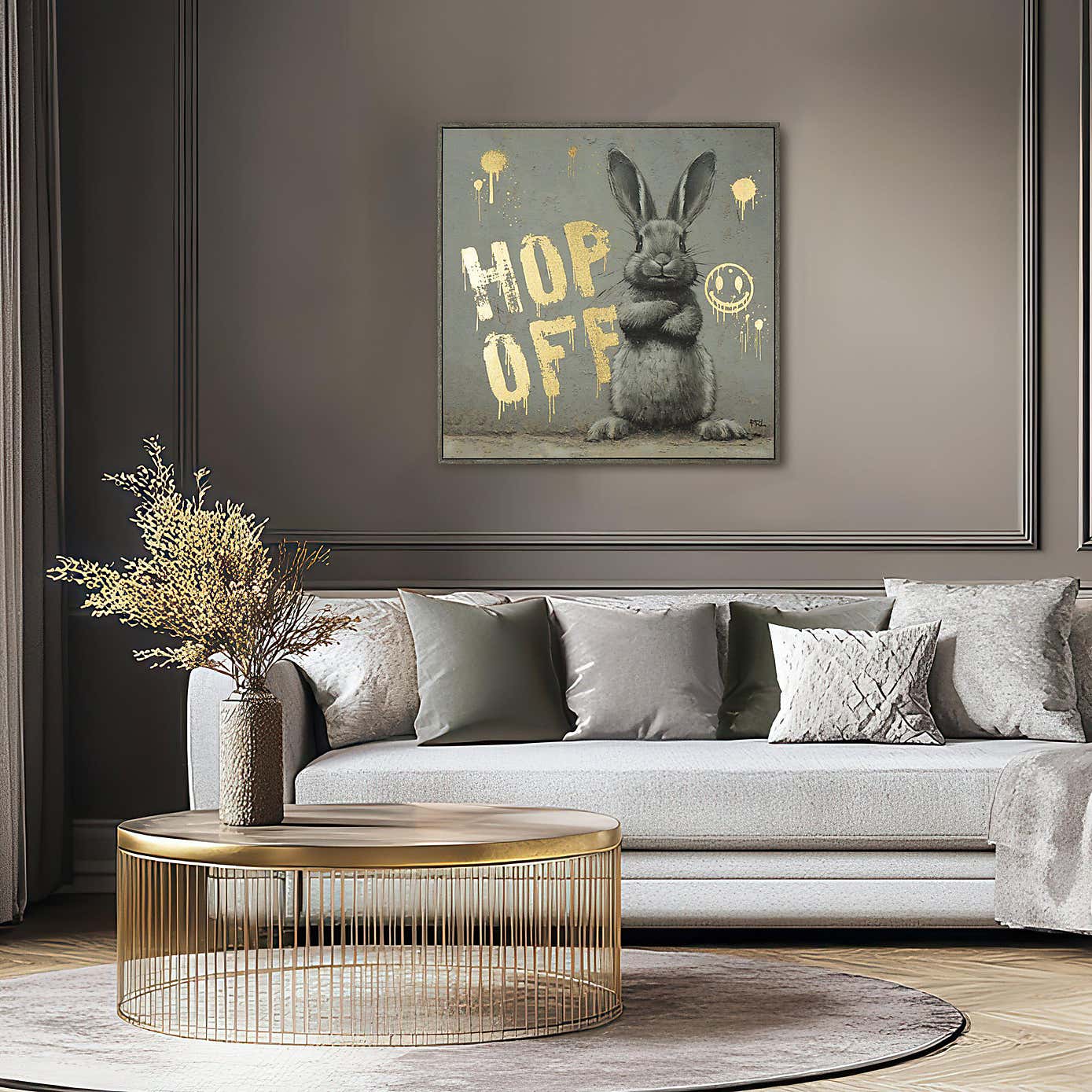 Cedar & Sage Hop Off Framed Canvas
