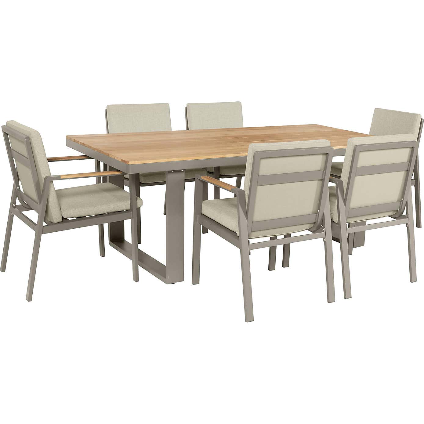 Stockholm 6 Seater Garden Dining Set