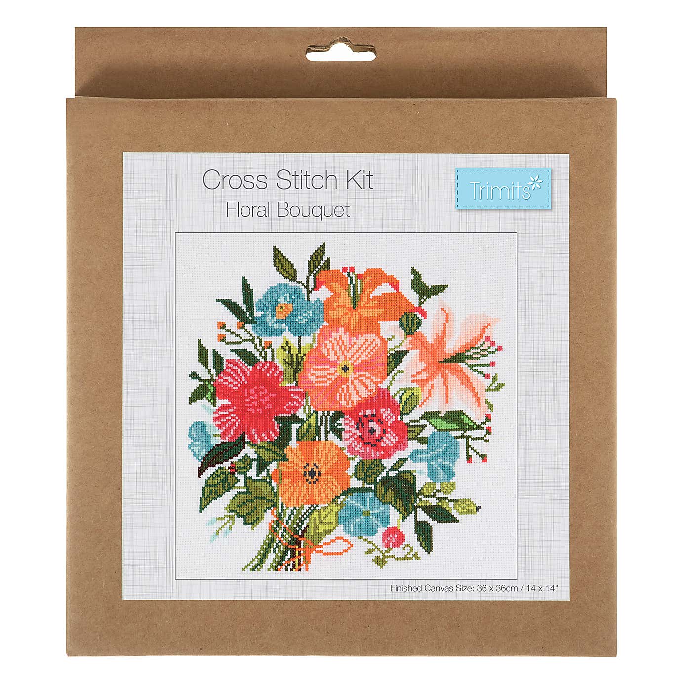 Cross Stitch Floral Bouquet