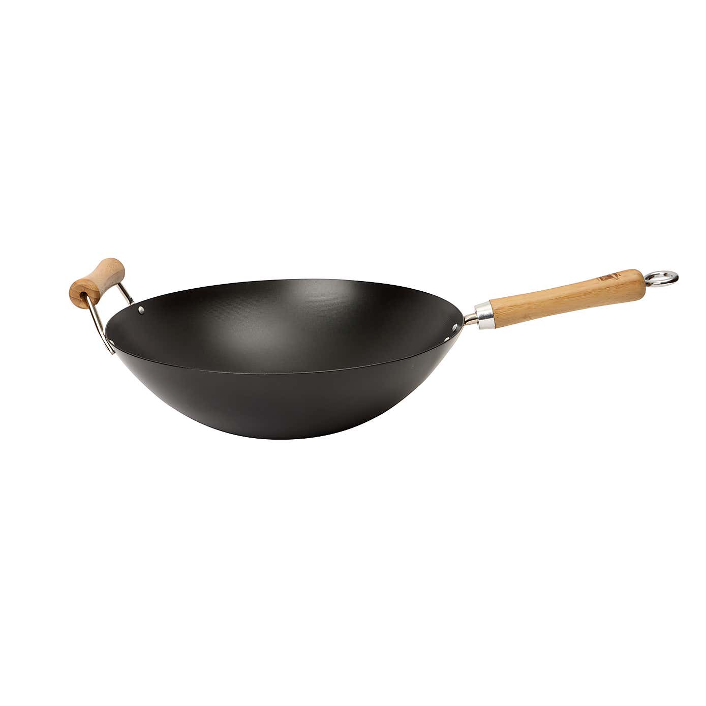 School of Wok 36cm Non Stick Carbon Steel Wok