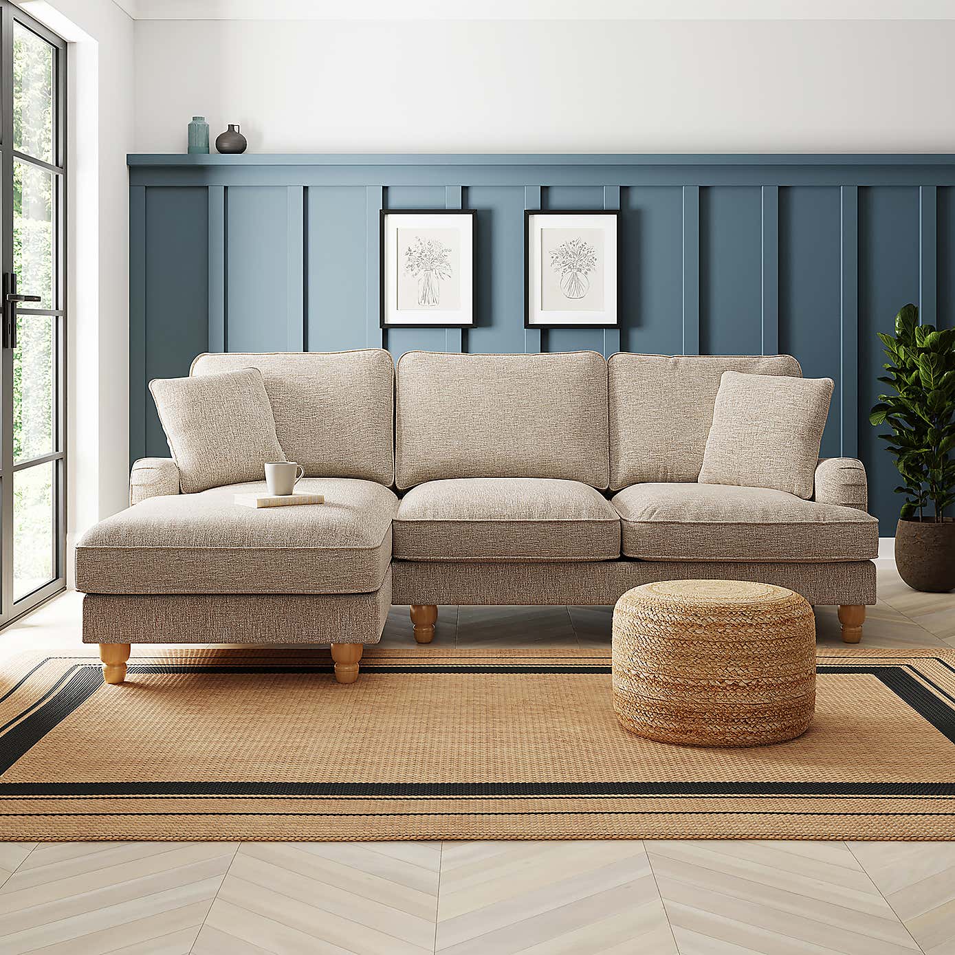 Tonal Textured Weave Fabric Sample