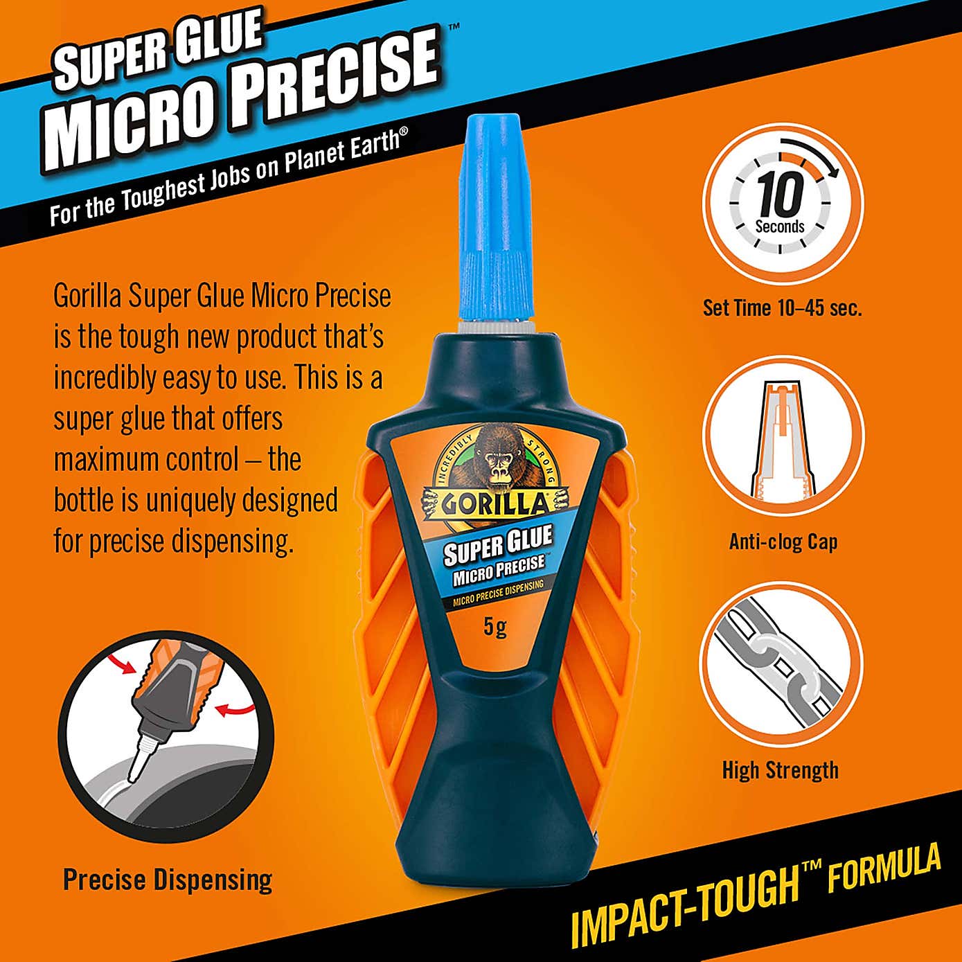 Gorilla Micro Precise Super Glue