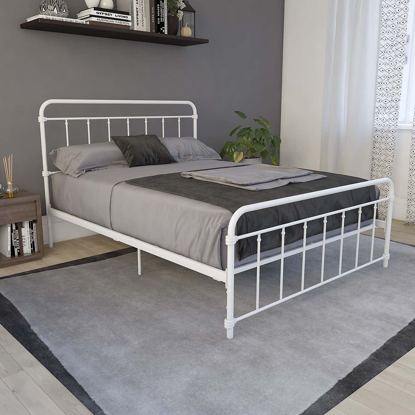 Dorel Home Wallace Metal Bed