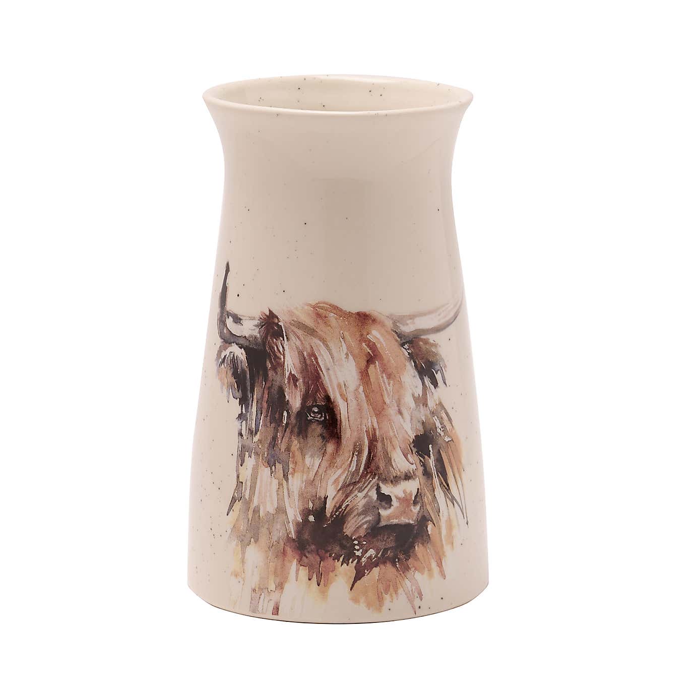 Meg Hawkins Ceramic Highland Cow Vase