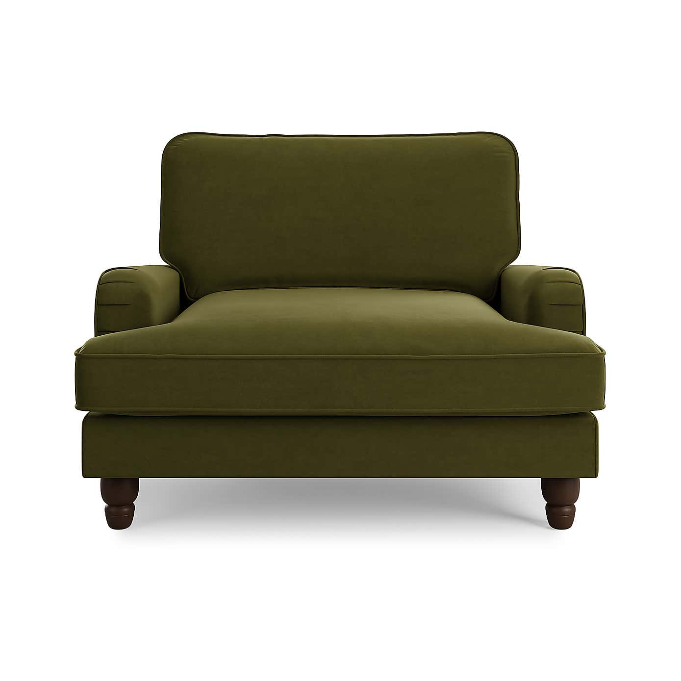 Beatrice Matte Velvet Snuggle Single Sofa Bed