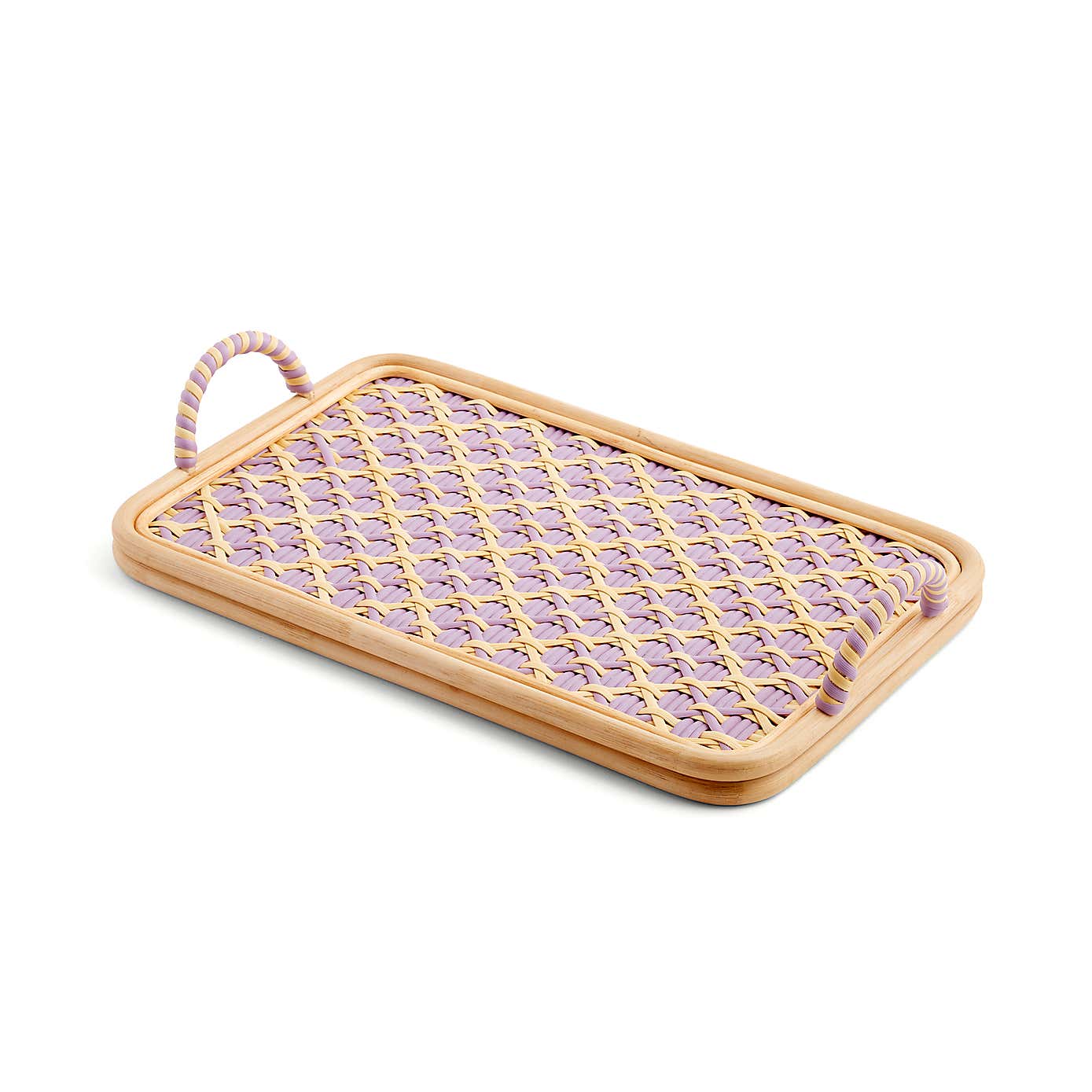 Sophie Robinson Pavilion Woven Lilac Tray