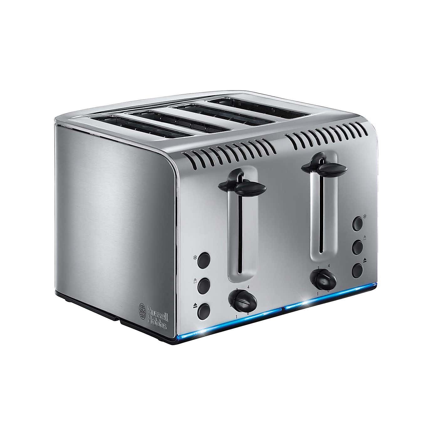 Russell Hobbs Buckingham 4 Slice Stainless Steel Toaster
