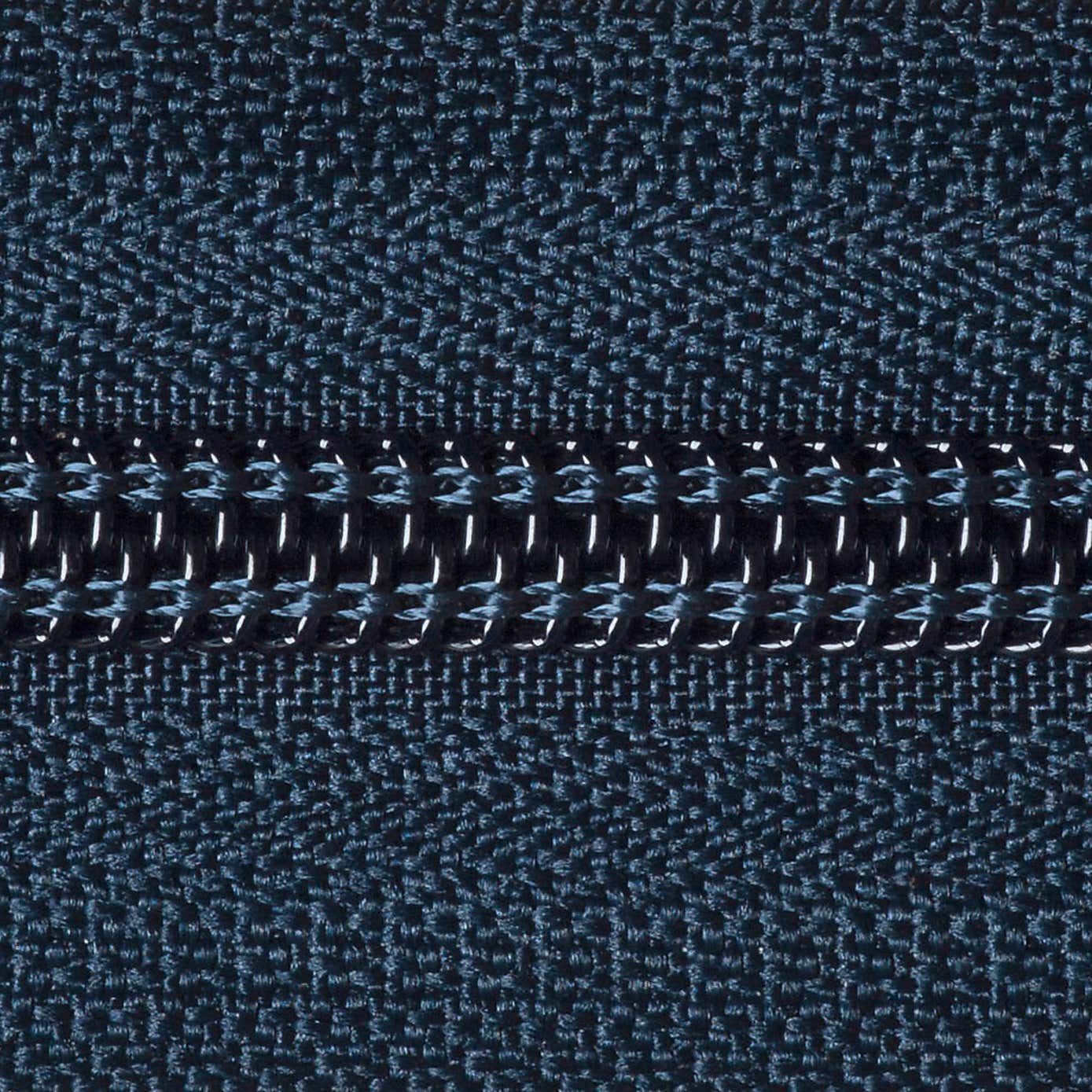 Dark Blue Open End Zip