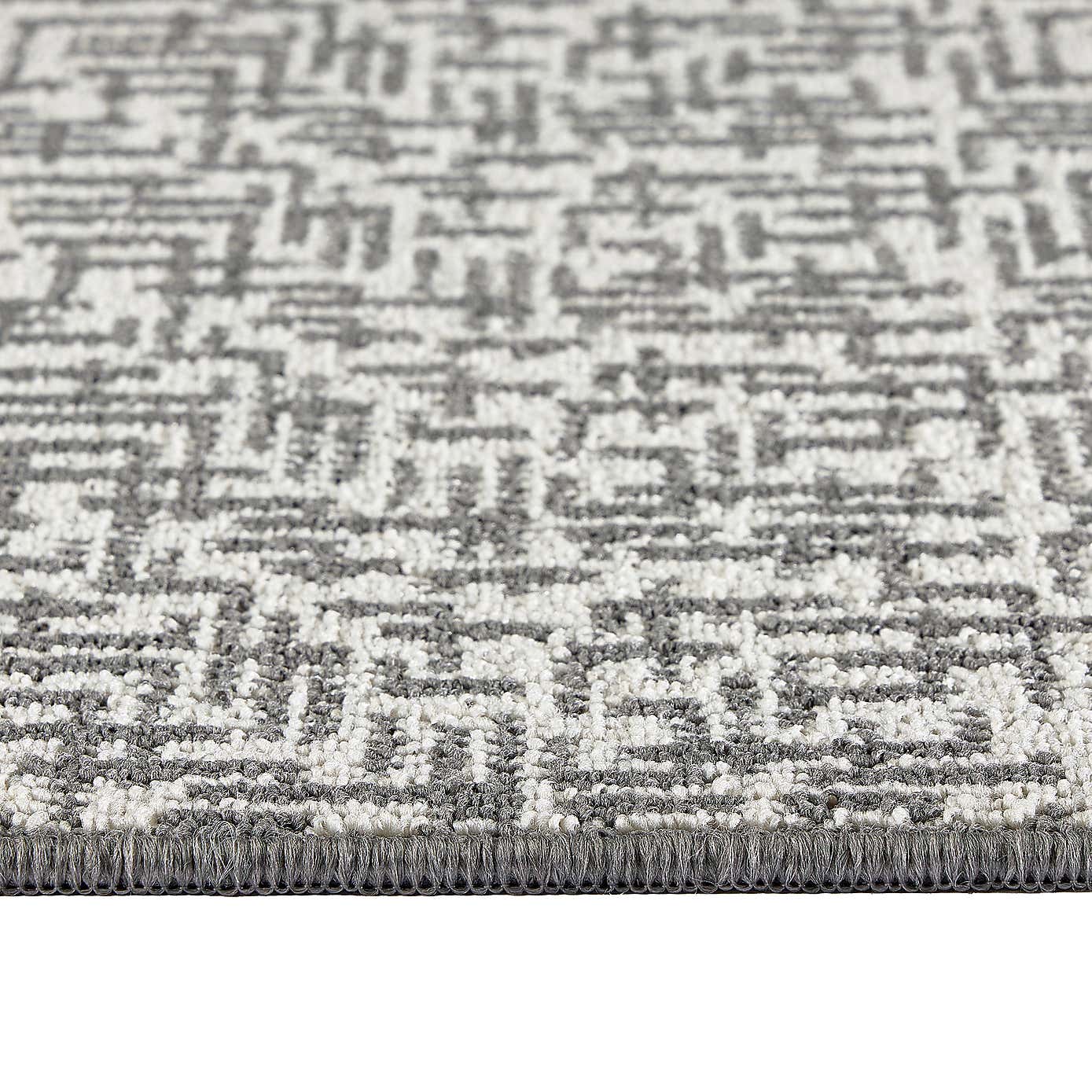 Marvel Boucle Grid Washable Runner