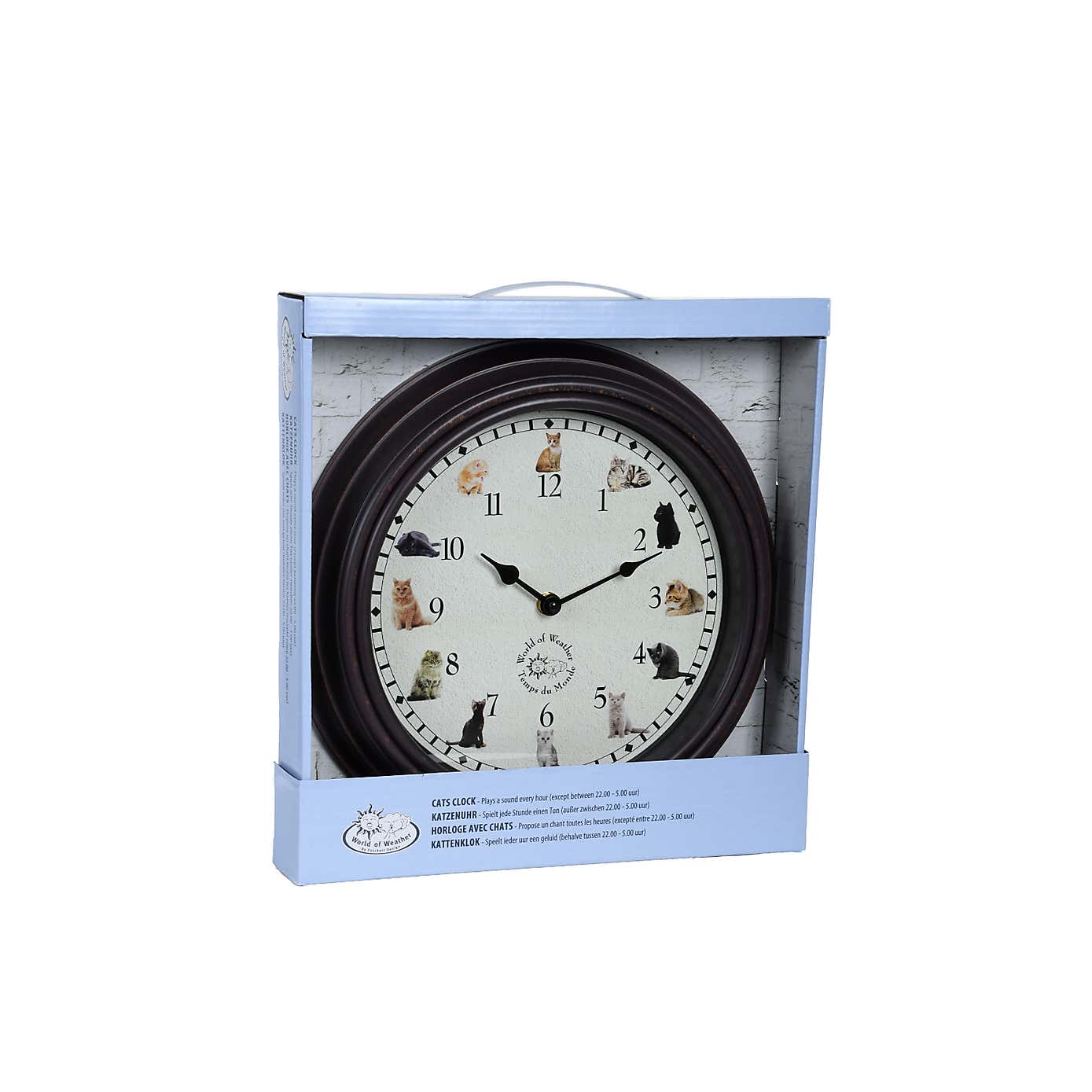 Fallen Fruits Cat Sounds Clock