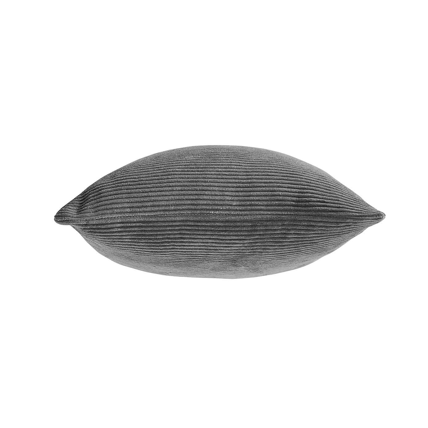 Corduroy Cushion, 30 x 40cm Charcoal