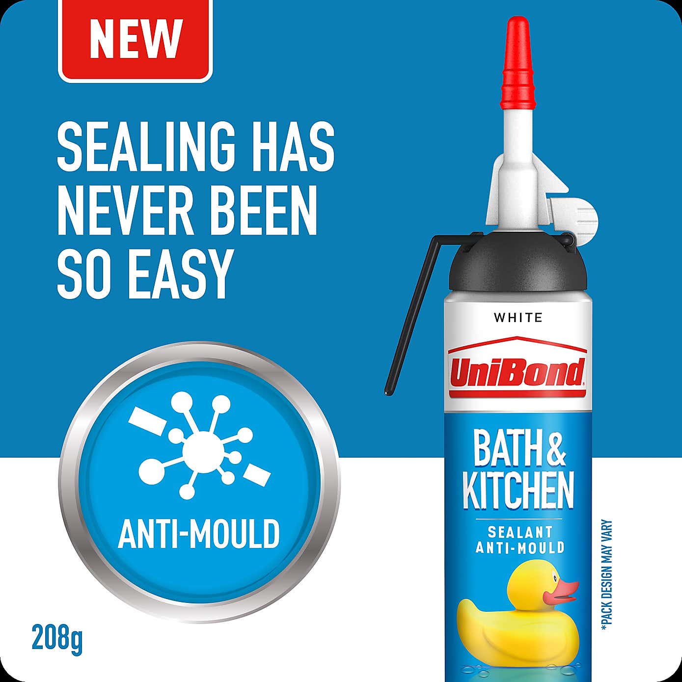 UniBond Bath and Kitchen Translucent Sealant 208g
