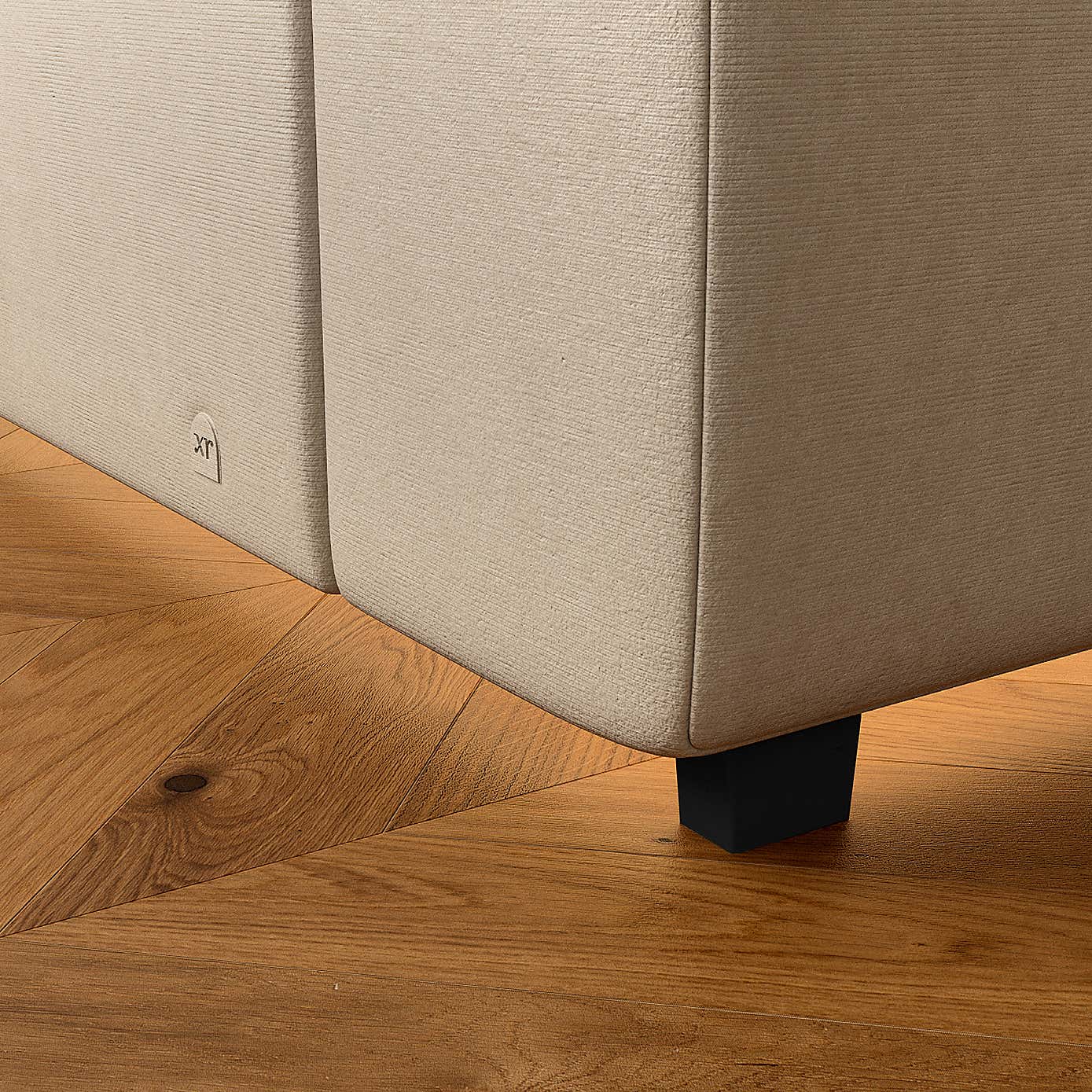 X Rocker Living Maisie LED TV Ottoman Bed Frame