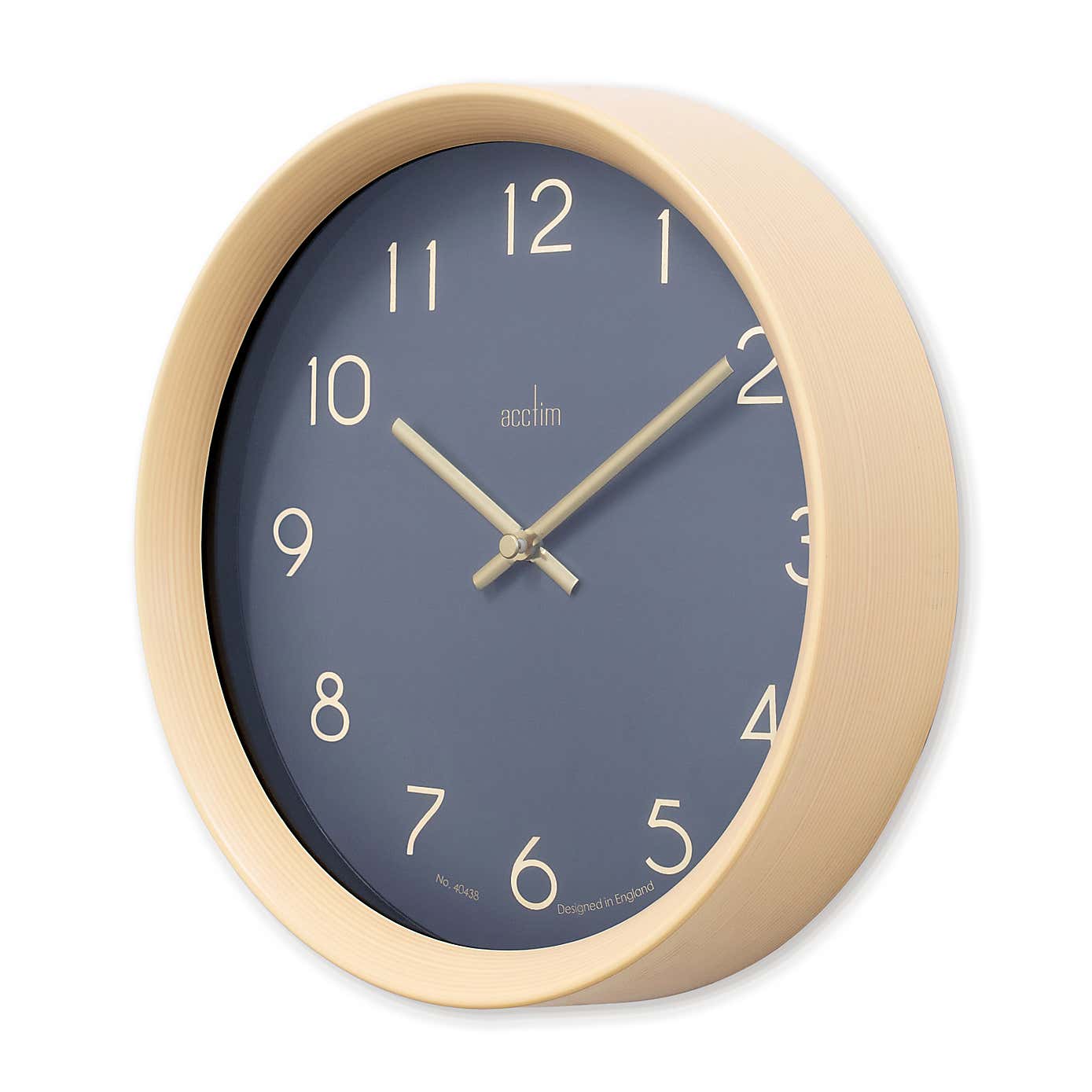 Acctim Upsilon Grey Wall Clock