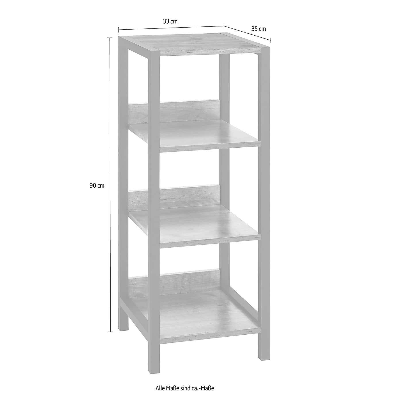 Colton Shelving Unit, Concrete Effect