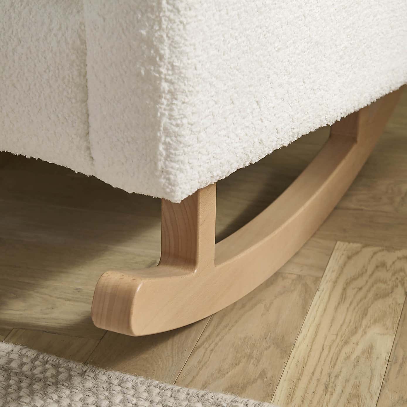 CuddleCo Etta Nursing Chair, Ivory Boucle