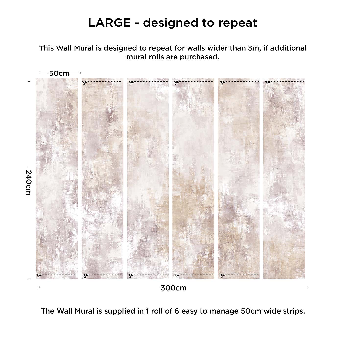 Plaster Texture Mural